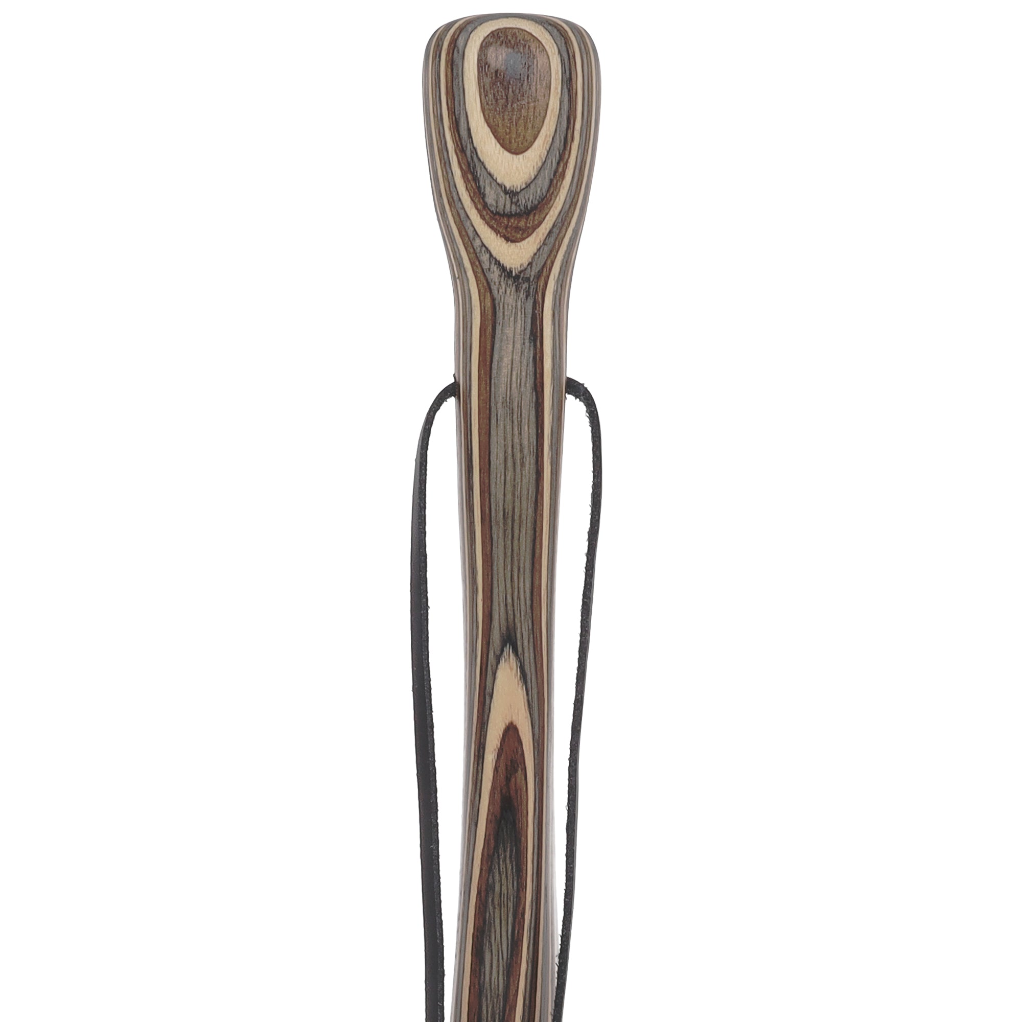 USA-Made Buckskin Colorwood Hiking Staff: Maple, Compass