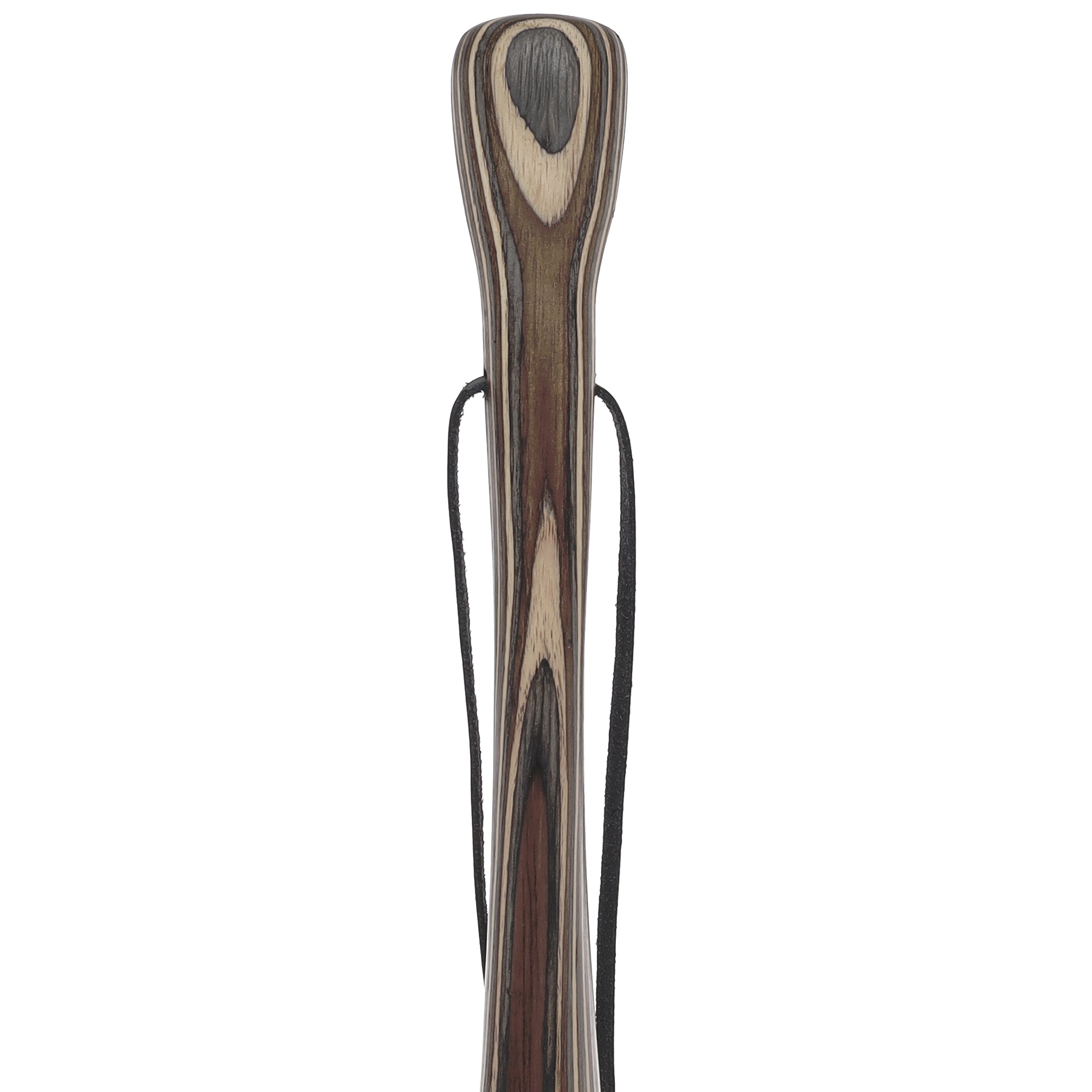 USA-Made Buckskin Colorwood Hiking Staff: Maple, Compass
