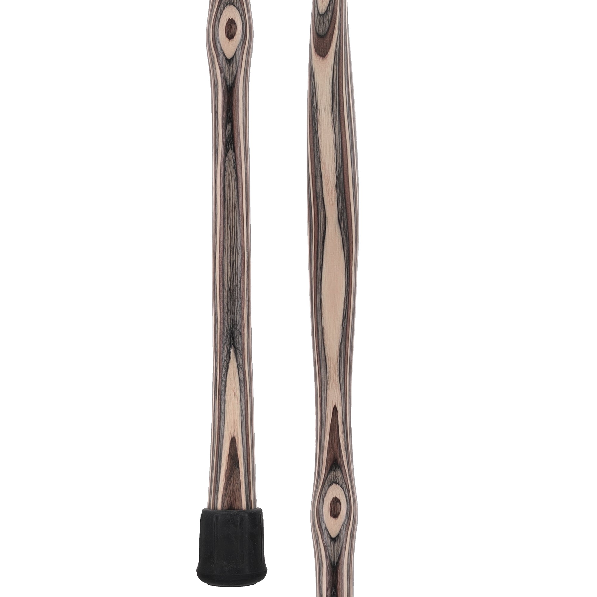 USA-Made Buckskin Colorwood Hiking Staff: Maple, Compass