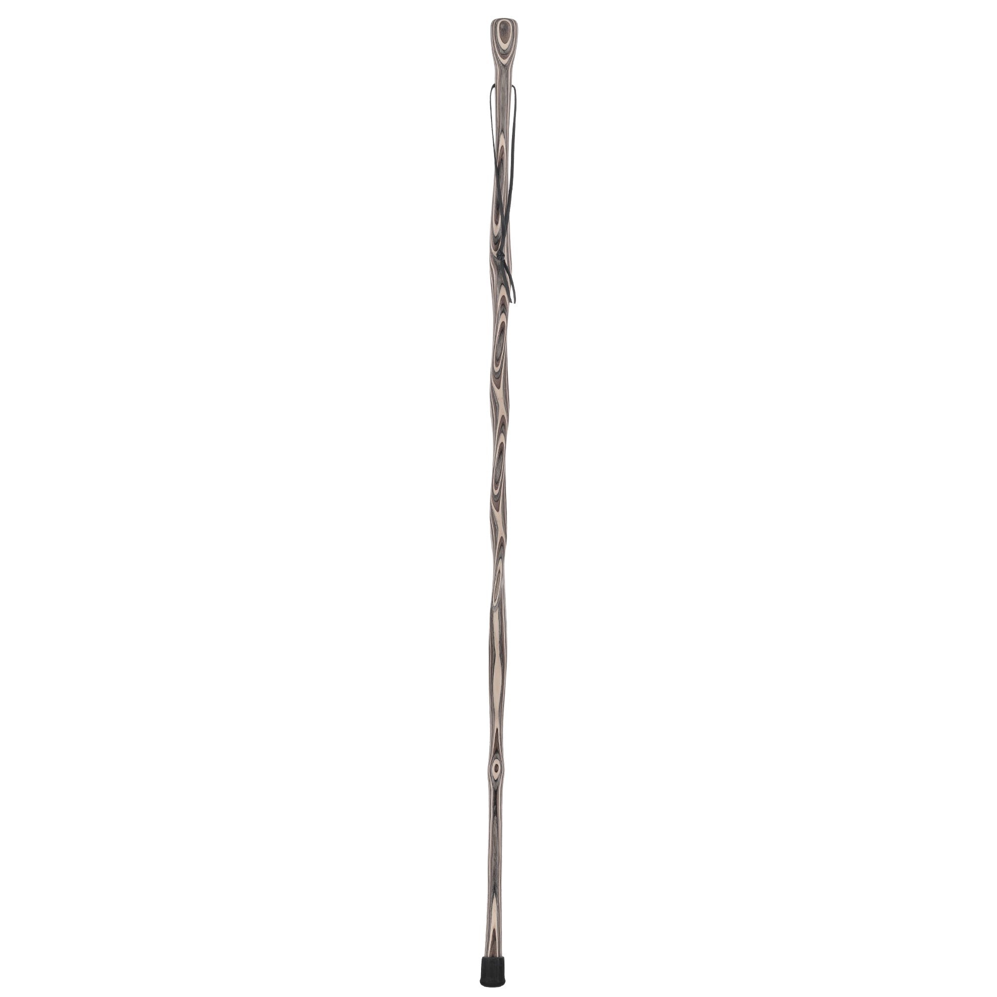 USA-Made Buckskin Colorwood Hiking Staff: Maple, Compass