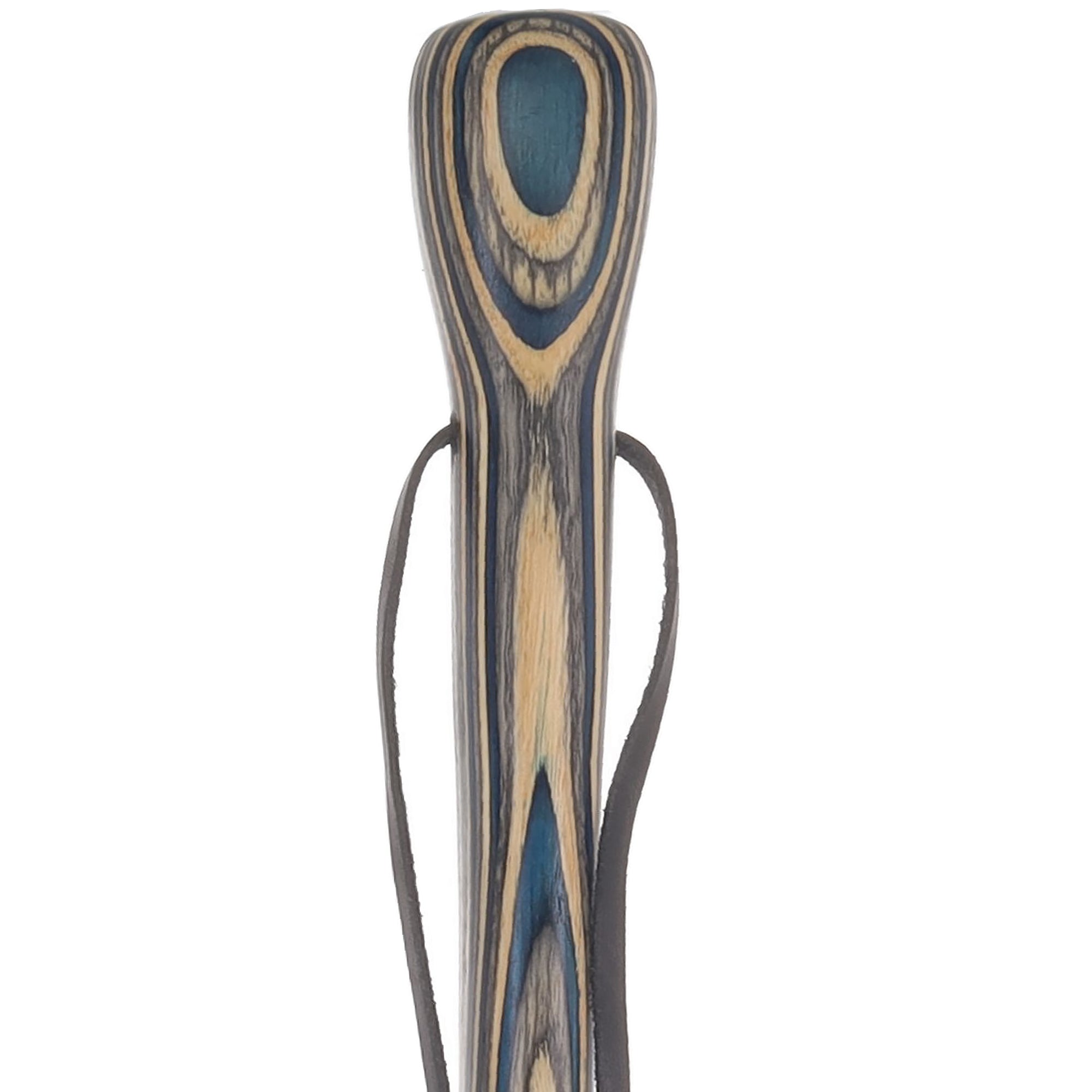 USA-Made Caribbean Wave Hiking Staff: Maple, Compass
