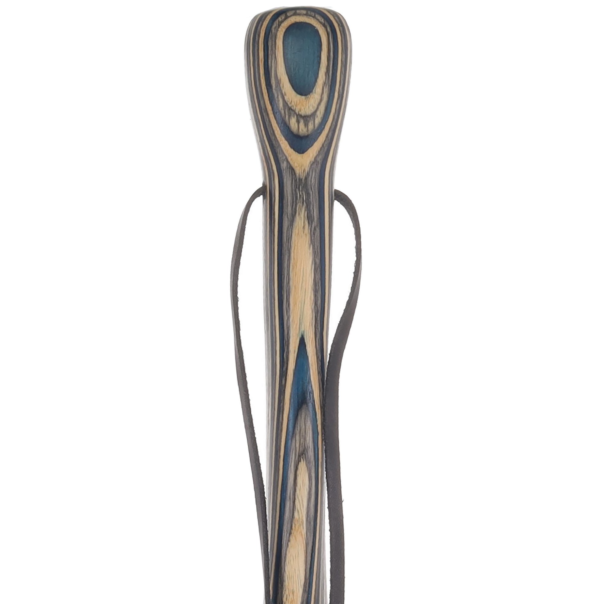 USA-Made Caribbean Wave Hiking Staff: Maple, Compass