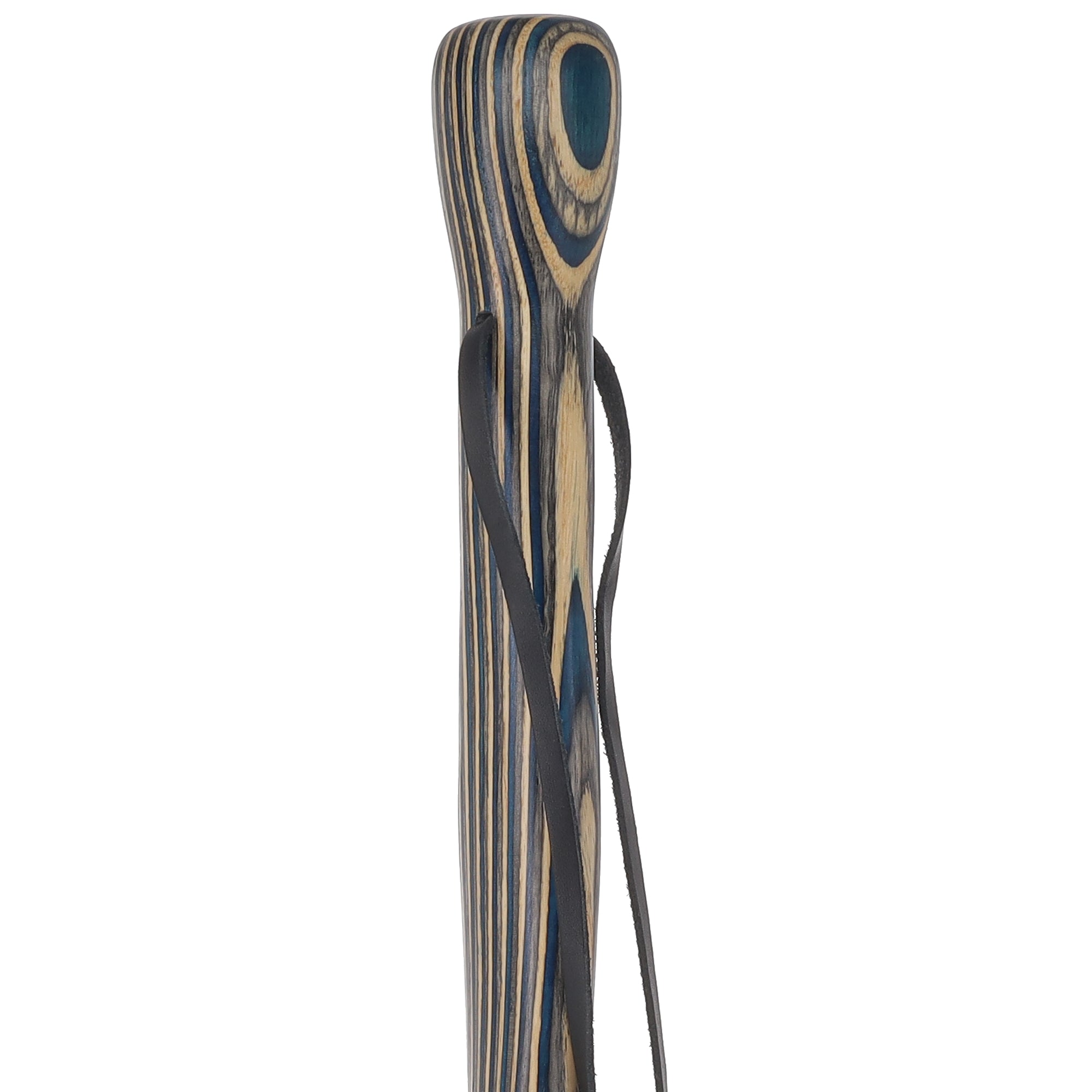 USA-Made Caribbean Wave Hiking Staff: Maple, Compass