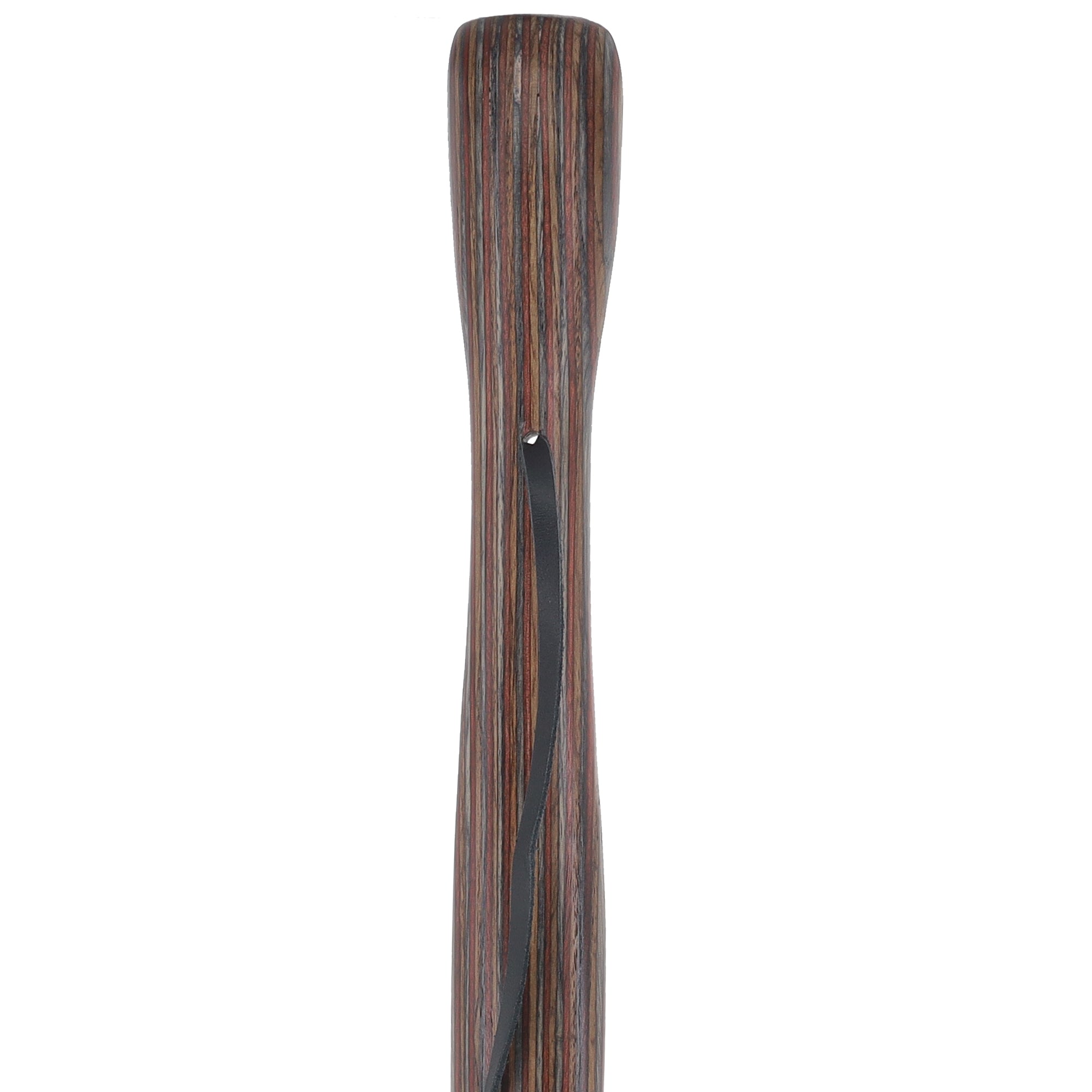 USA-Made Hiking Staff Royal Jacaranda Colorwood: Compass
