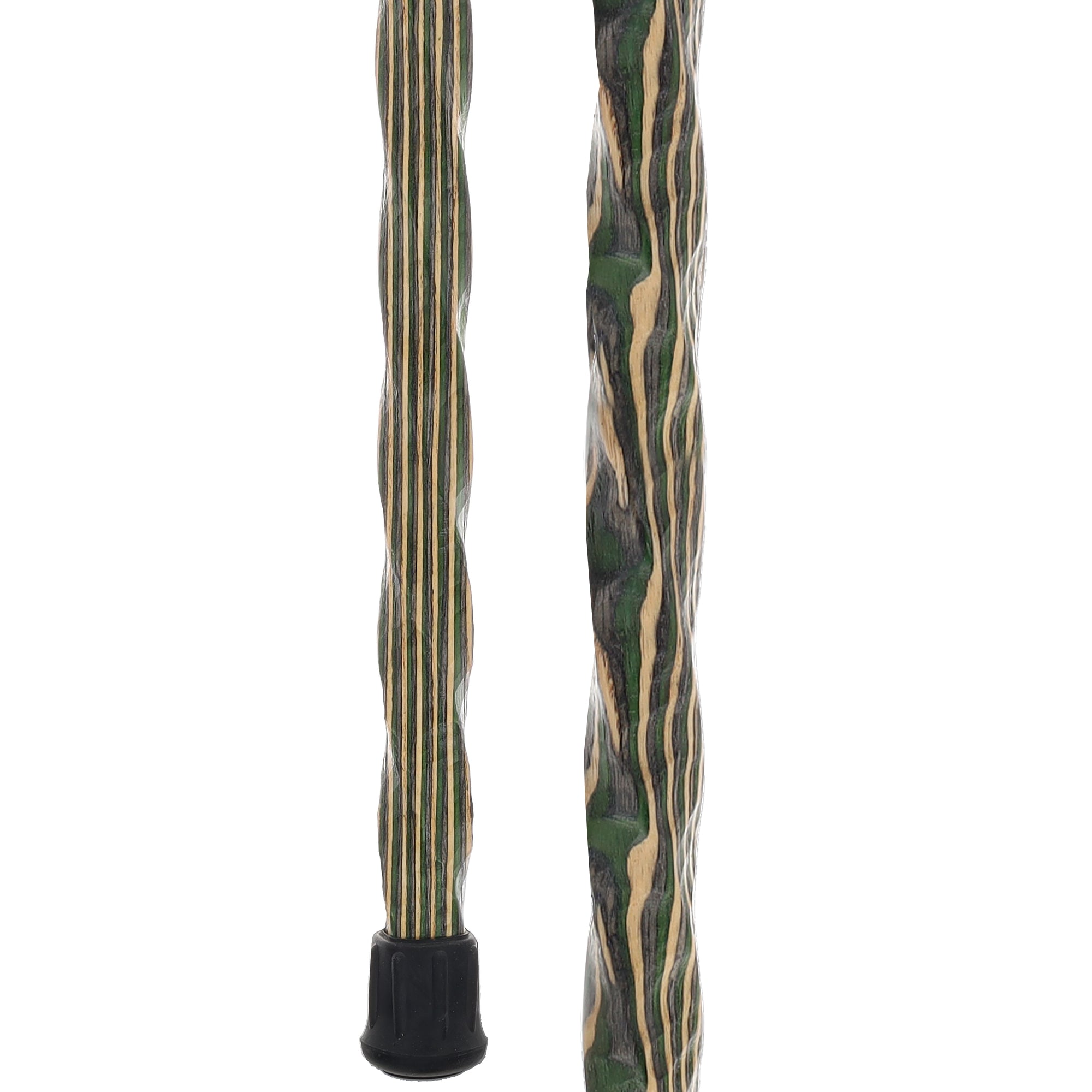 USA-Made Bean Colortone Hiking Staff: Rustic, Compass