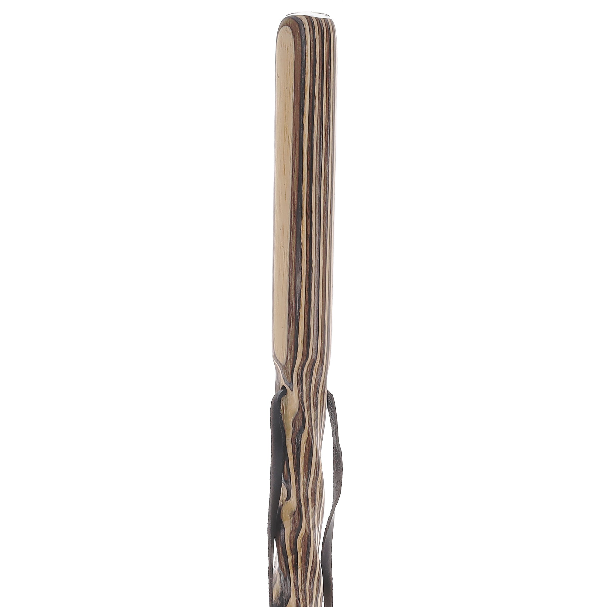 USA-Made Buckskin Colortone Hiking Staff: Rustic, Compass