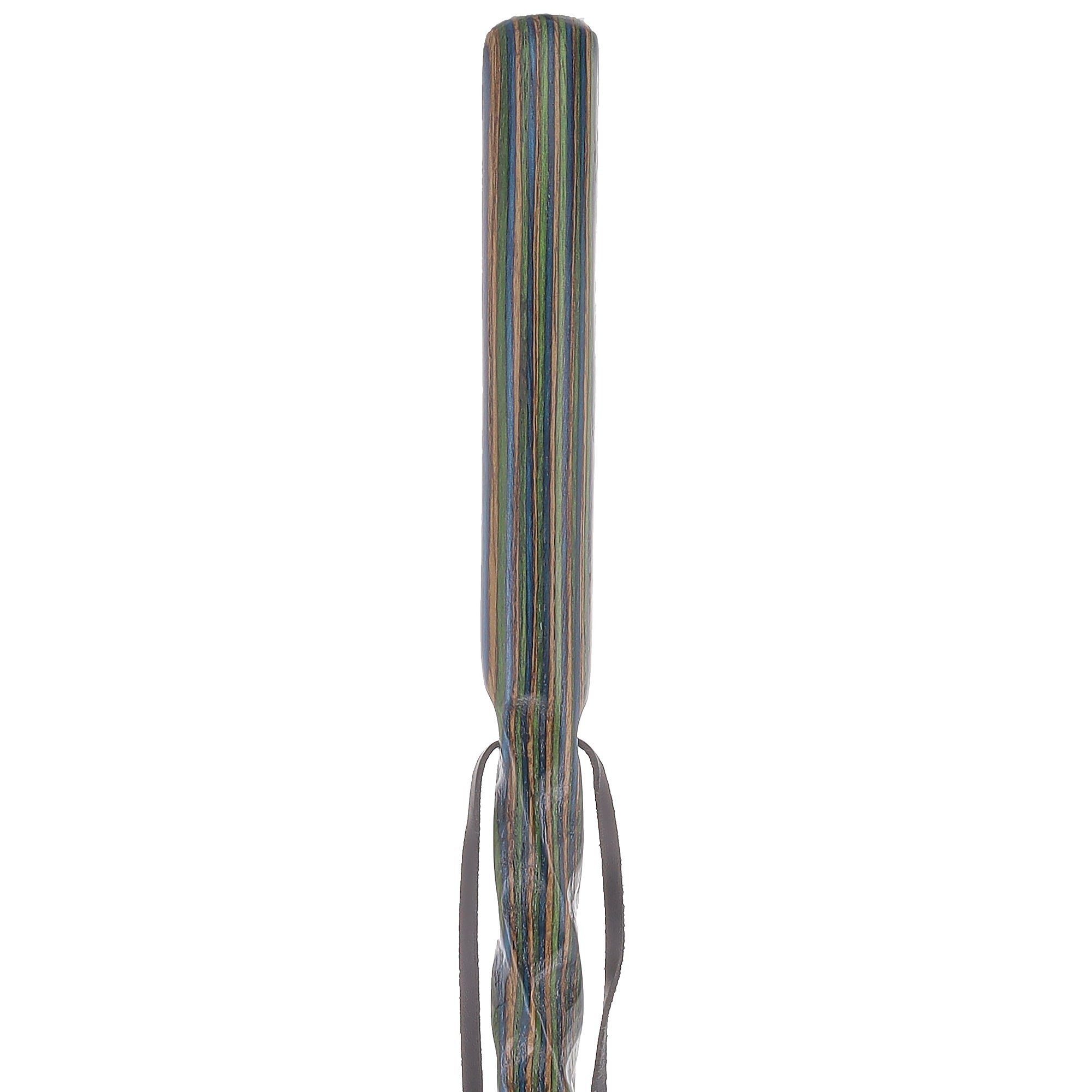 USA-Made Land & Sea Dark Colortone Hiking Staff: Rustic, Compass