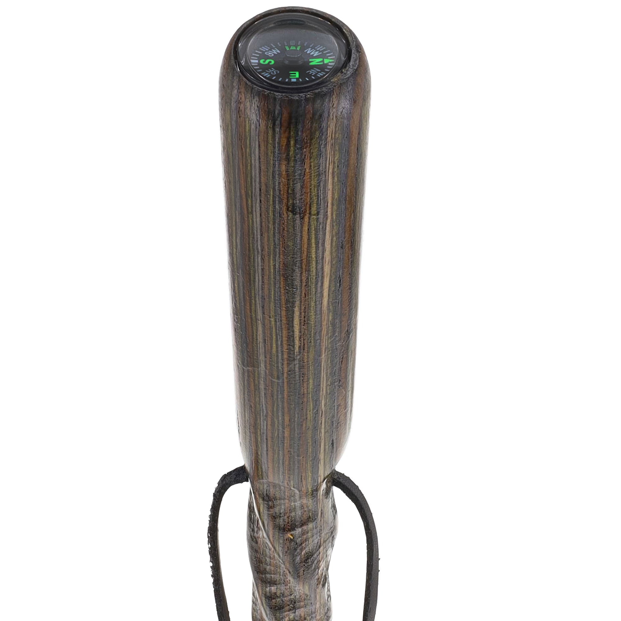 USA-Made Field & Stream Colortone Hiking Staff: Rustic, Compass