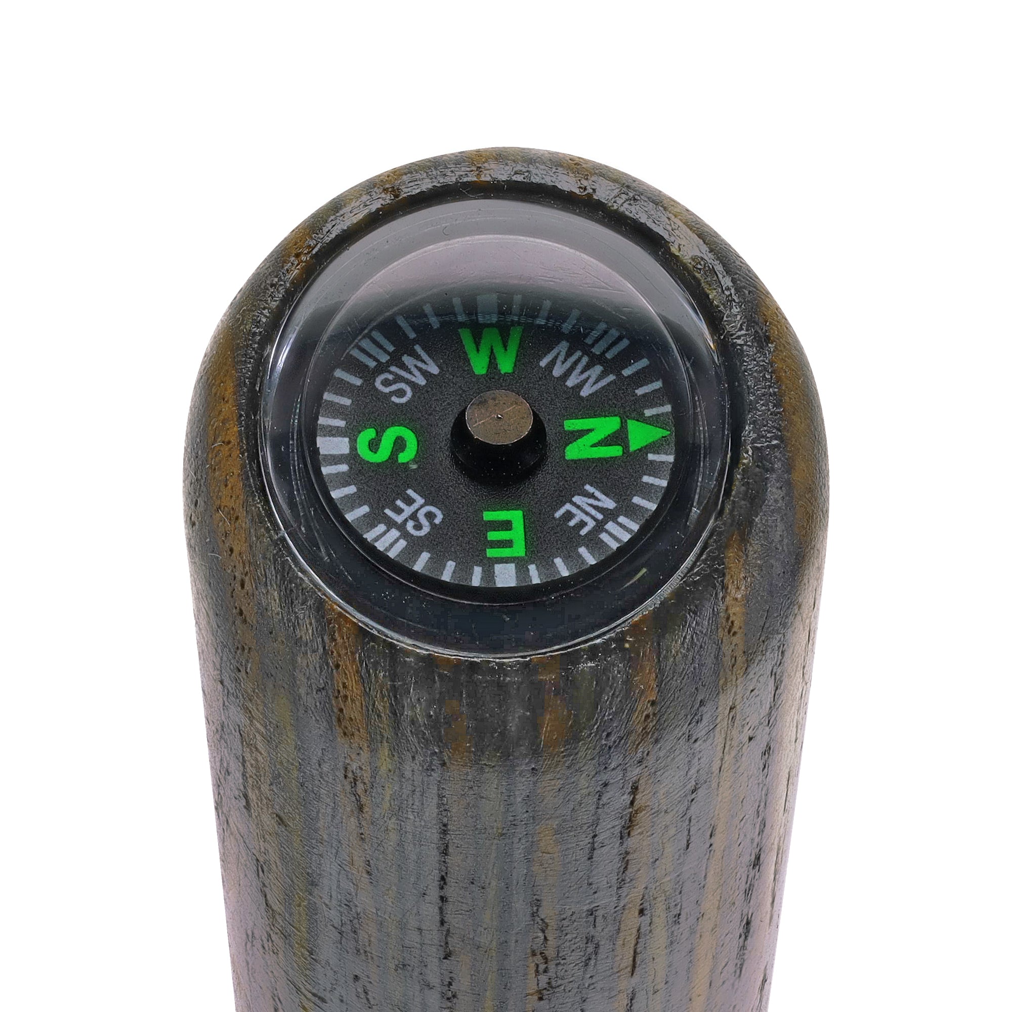 USA-Made Field & Stream Colortone Hiking Staff: Rustic, Compass