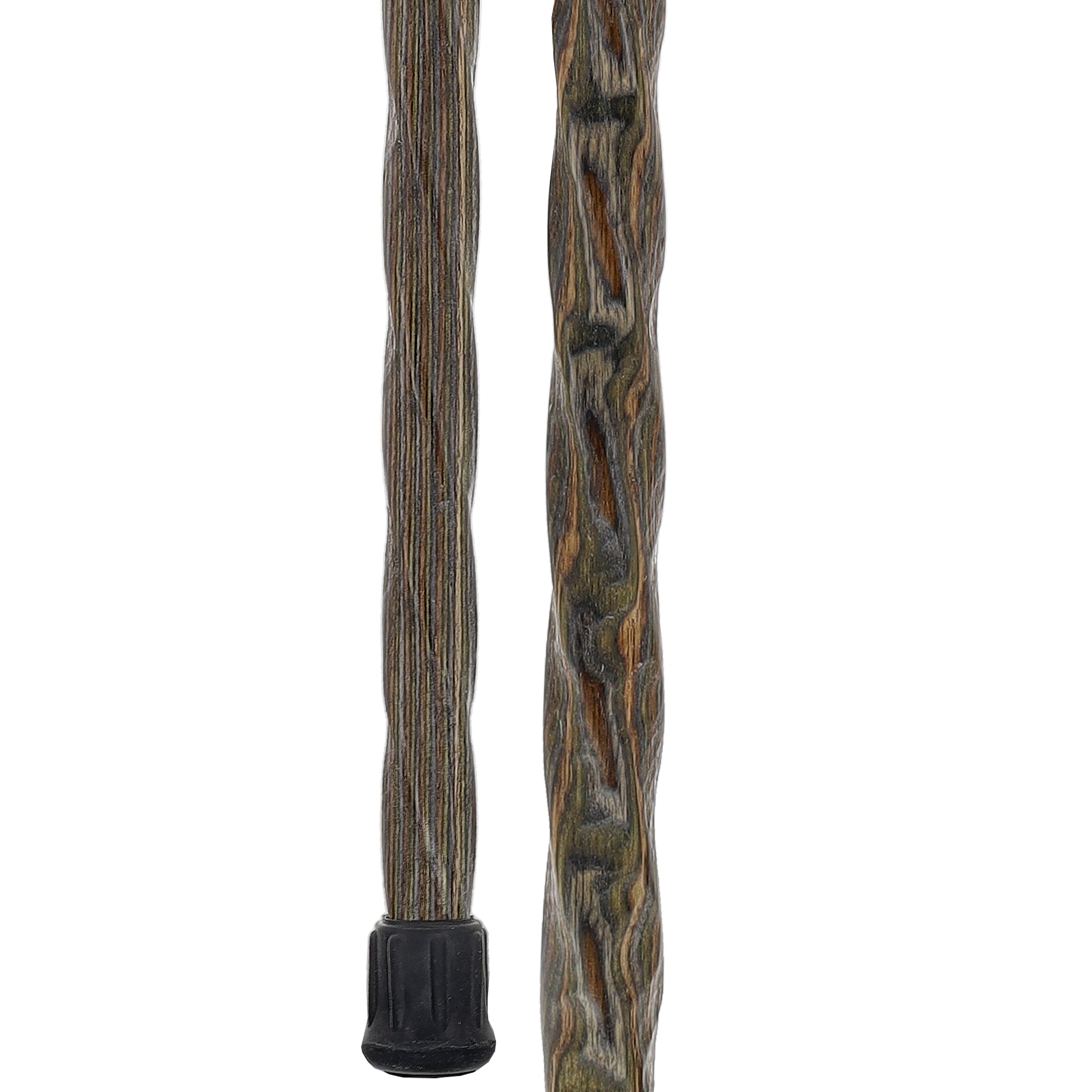 USA-Made Field & Stream Colortone Hiking Staff: Rustic, Compass