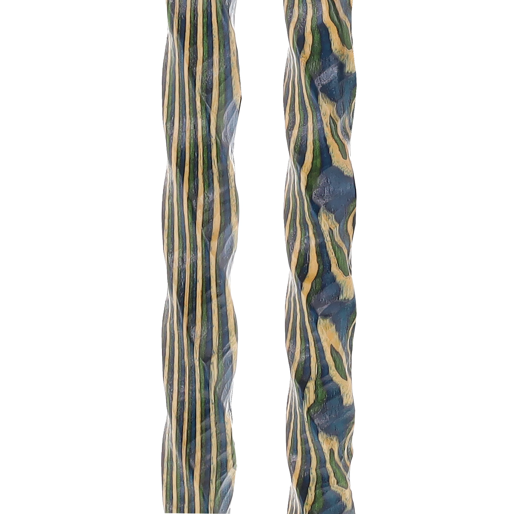 USA-Made Land & Sea Light Colortone Hiking Staff: Rustic, Compass