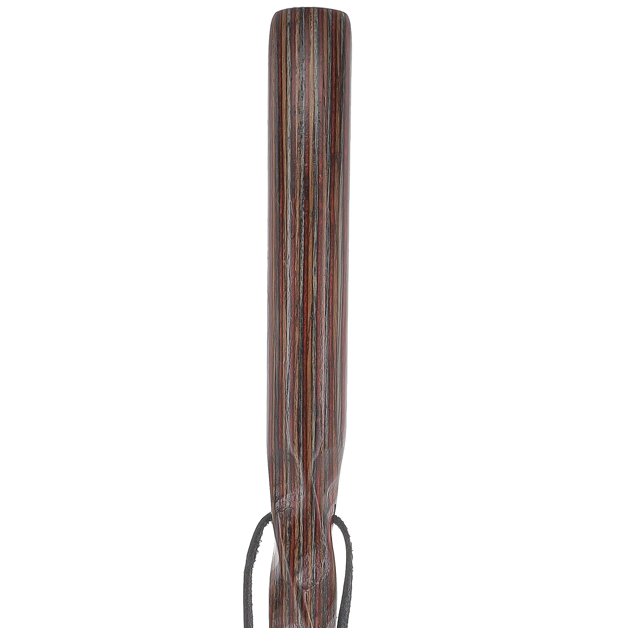USA-Made Colortone Jacaranda Hiking Staff: Rustic with Compass