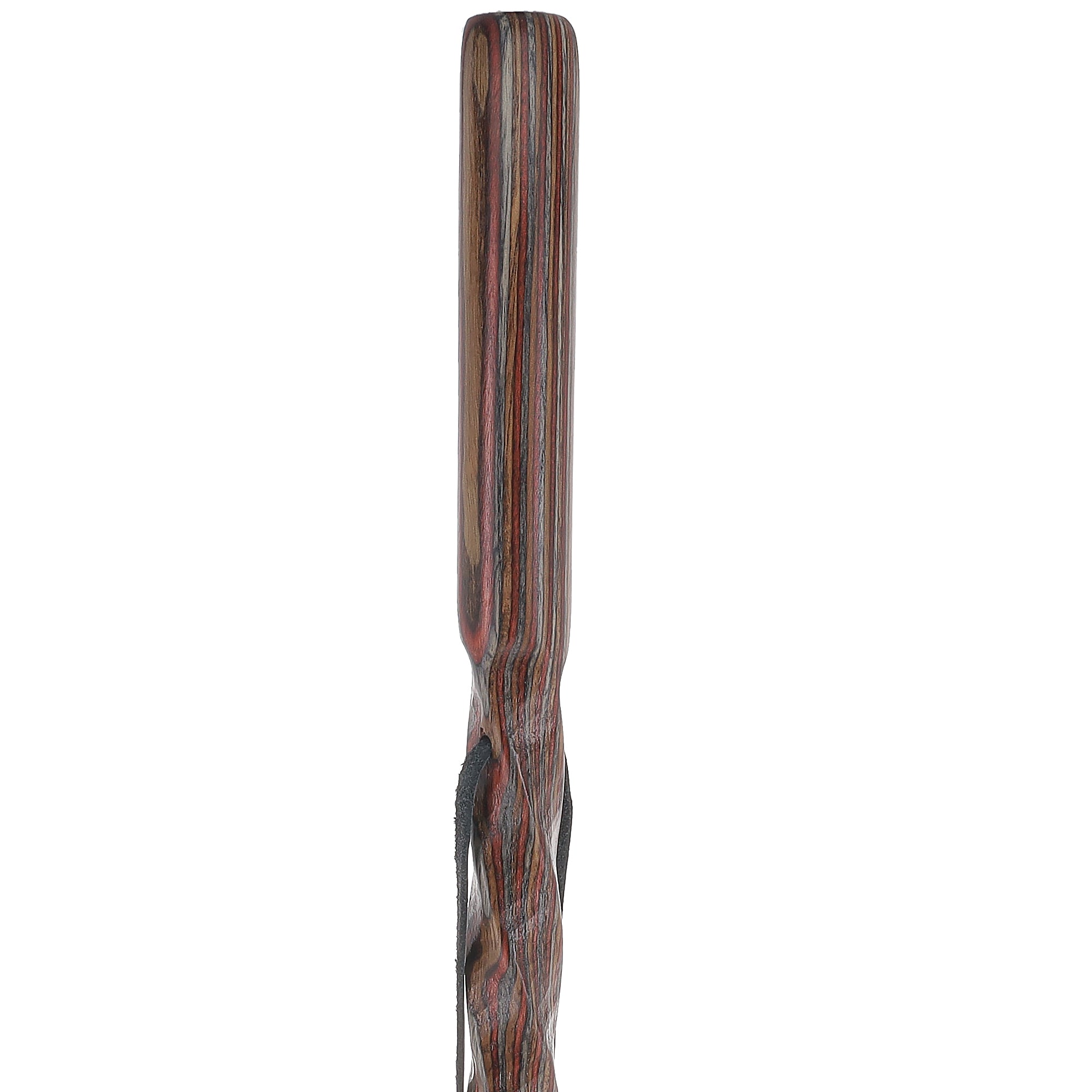 USA-Made Colortone Jacaranda Hiking Staff: Rustic with Compass