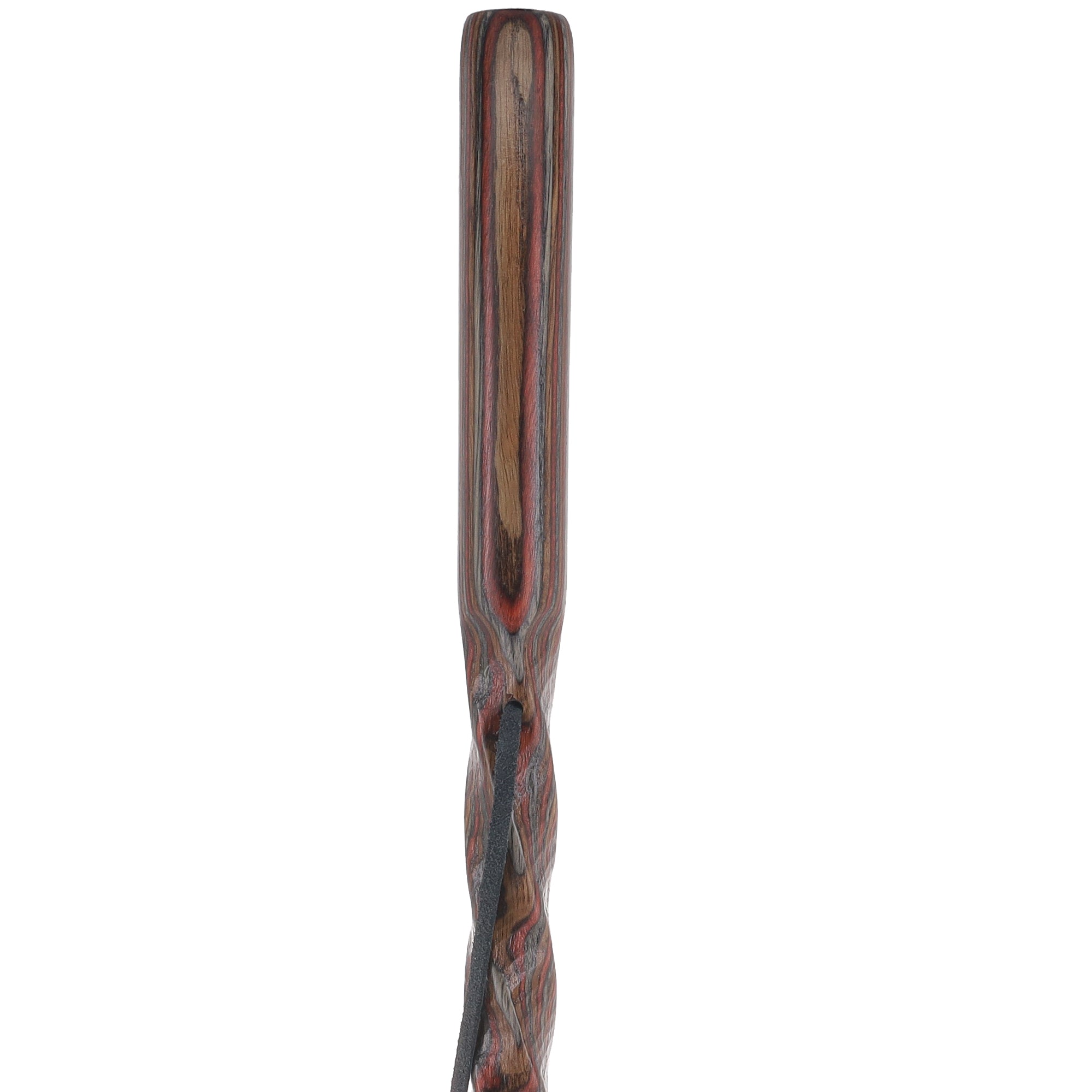 USA-Made Colortone Jacaranda Hiking Staff: Rustic with Compass