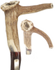 Exclusive Elk Horn Handle Cane with Bull Organ Shaft