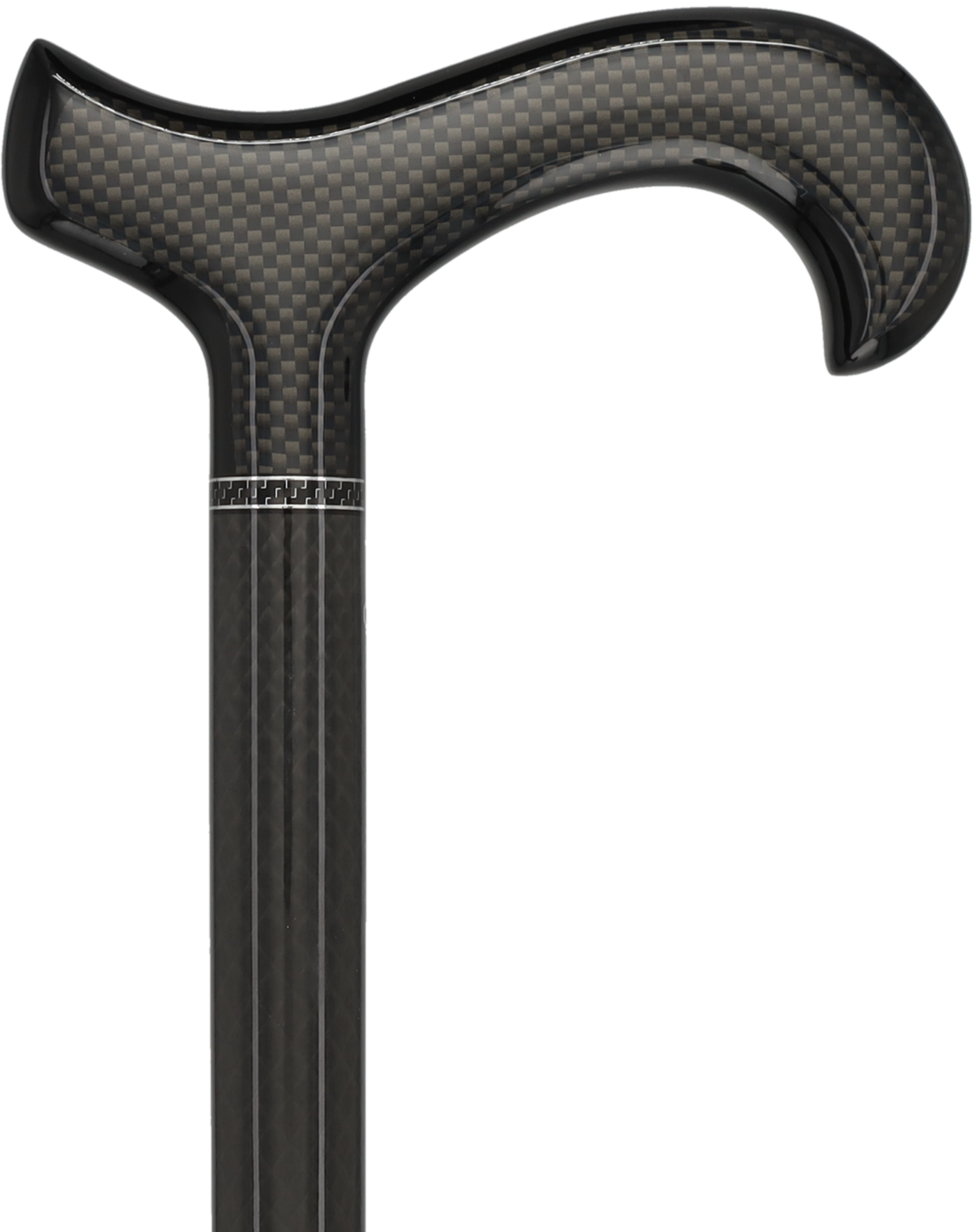 Dr. House Flame Derby Cane: Foldable & Adjustable Carbon Fiber