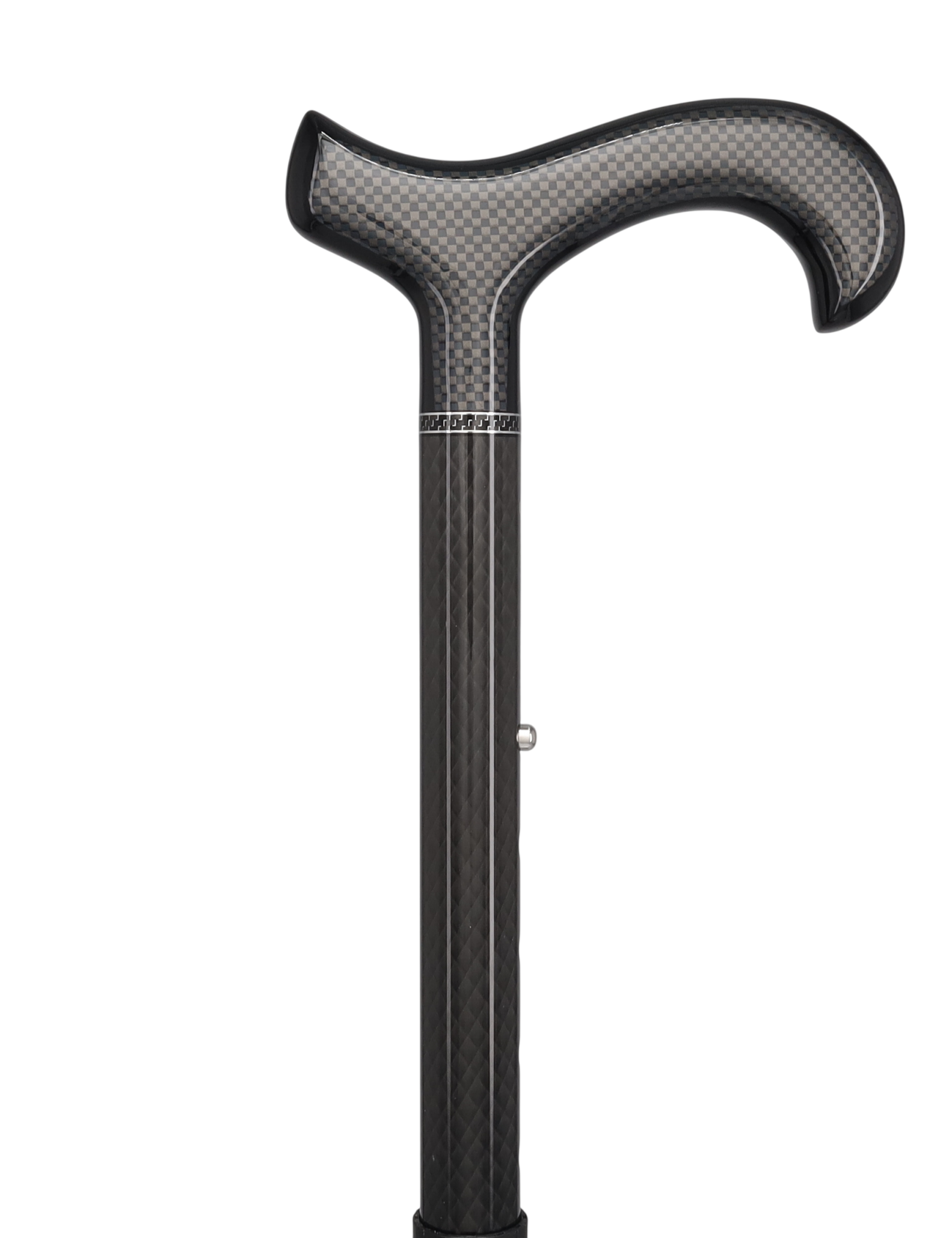 Premium Carbon Fiber Cane, Triple Wound, Adjustable & Foldable