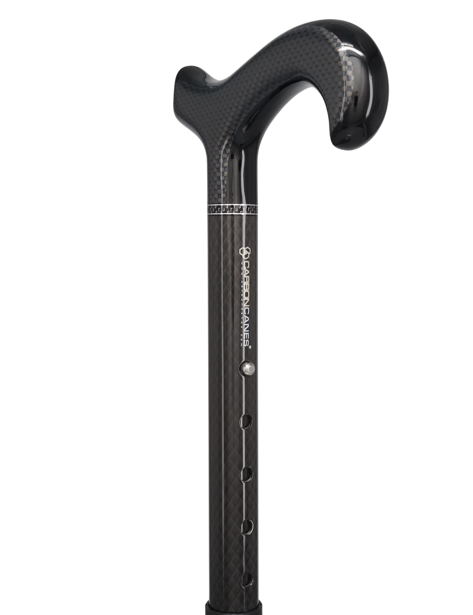 Premium Carbon Fiber Cane, Triple Wound, Adjustable & Foldable