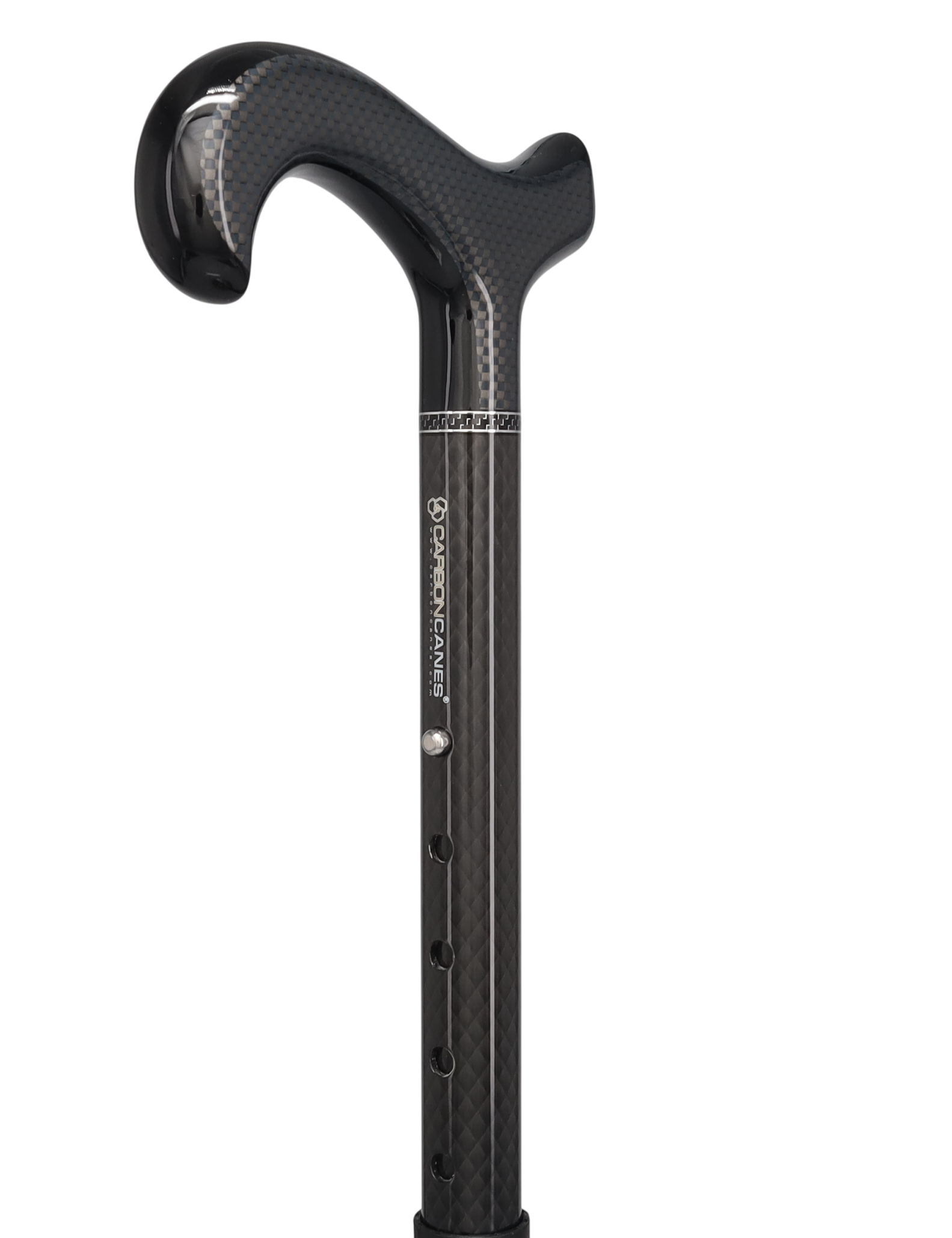 Premium Carbon Fiber Cane, Triple Wound, Adjustable & Foldable