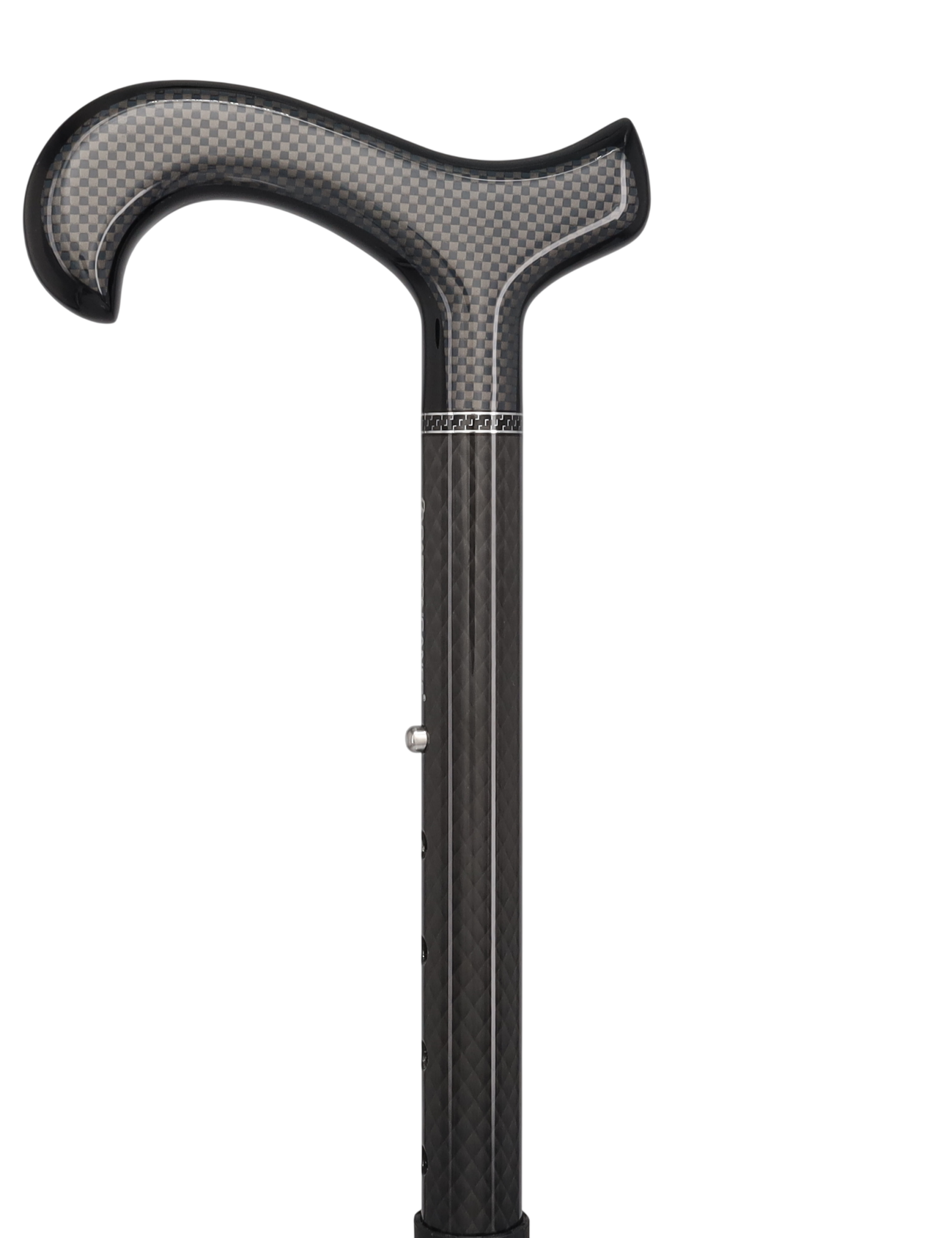 Premium Carbon Fiber Cane, Triple Wound, Adjustable & Foldable