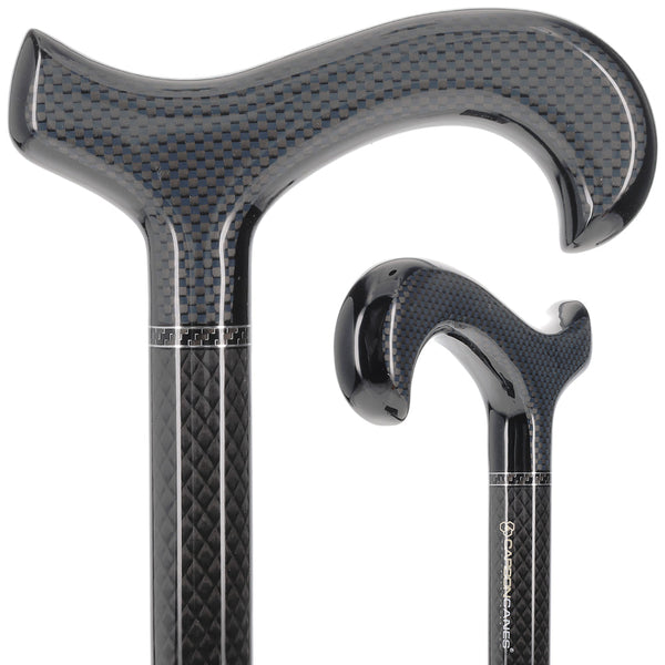 Scratch and Dent Mesh Carbon Black Standard  Walking Cane V2439