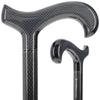 Extra Tall Black Carbon Fiber Derby Cane - Triple Wound