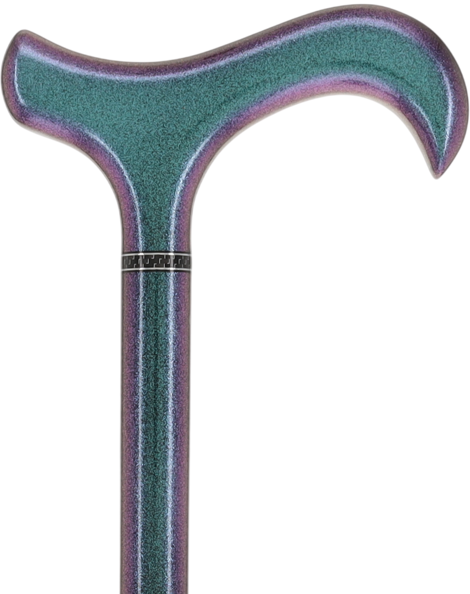 The Northern Lights Metallic Derby Carbon Fiber Walking Cane