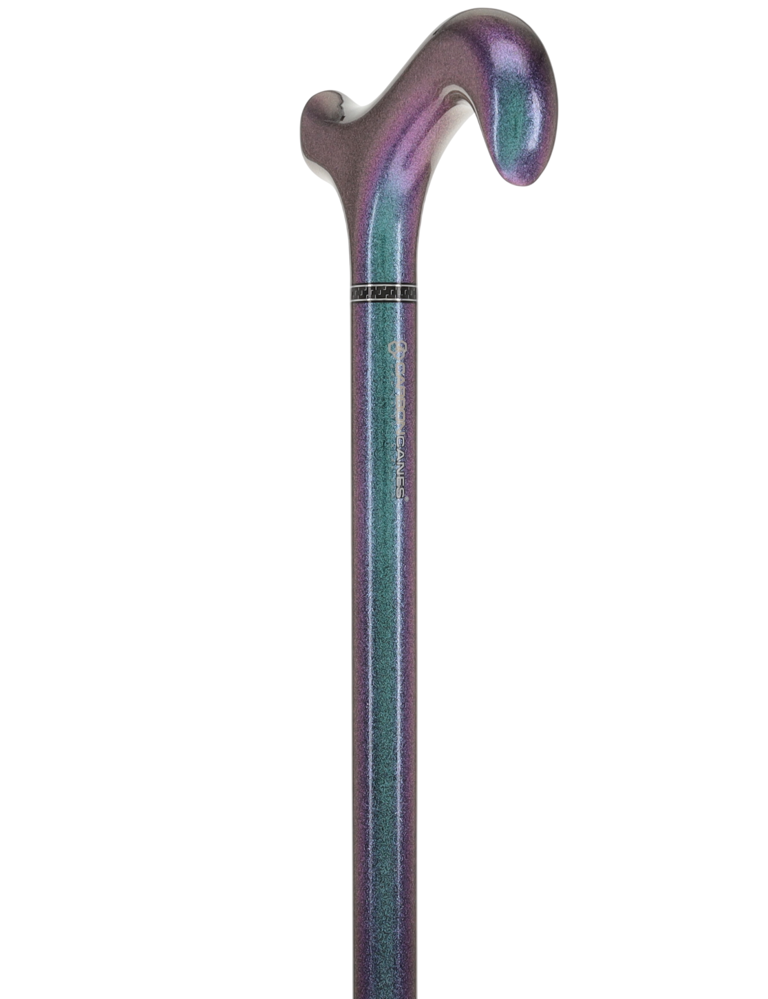The Northern Lights Metallic Derby Carbon Fiber Walking Cane