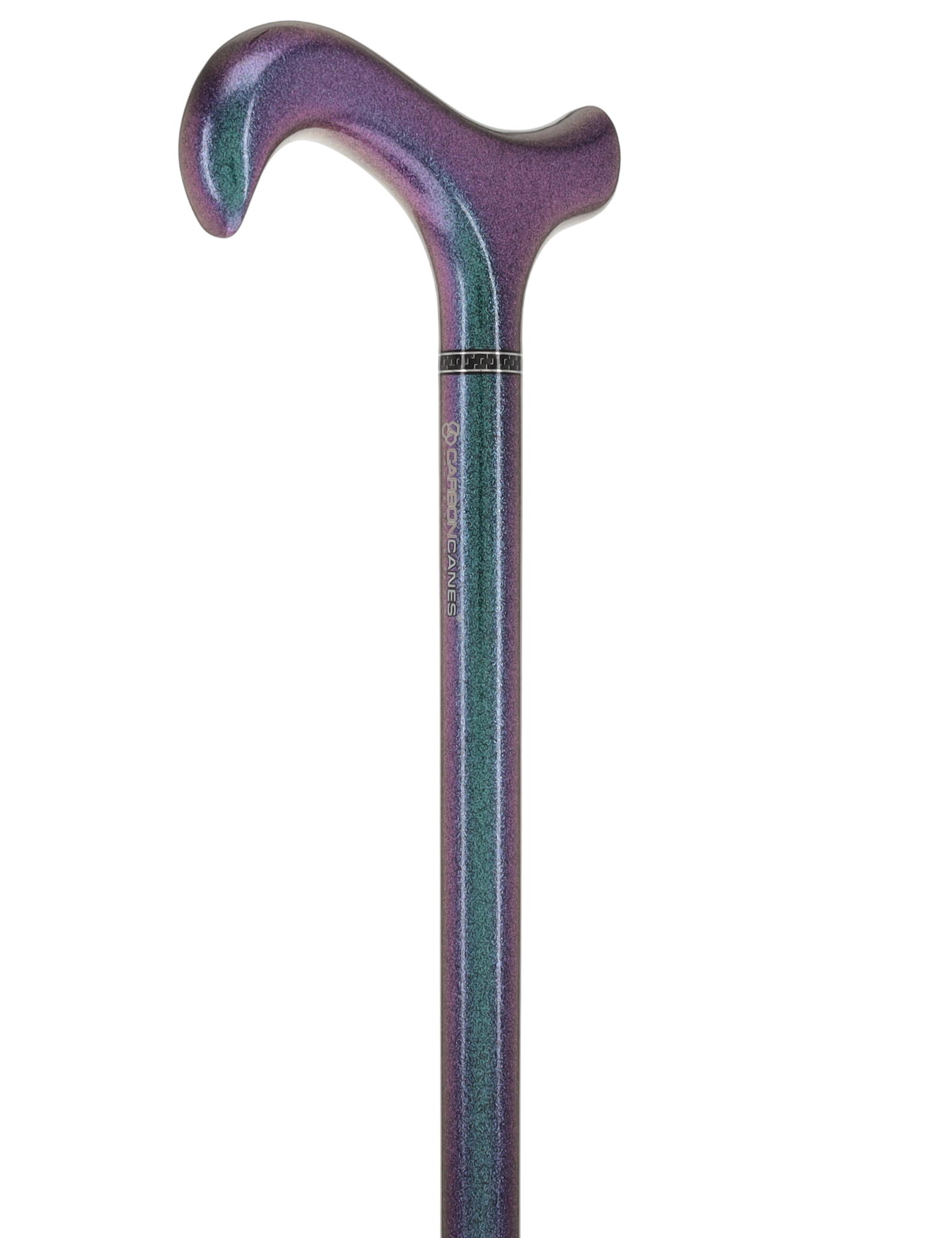 The Northern Lights Metallic Derby Carbon Fiber Walking Cane