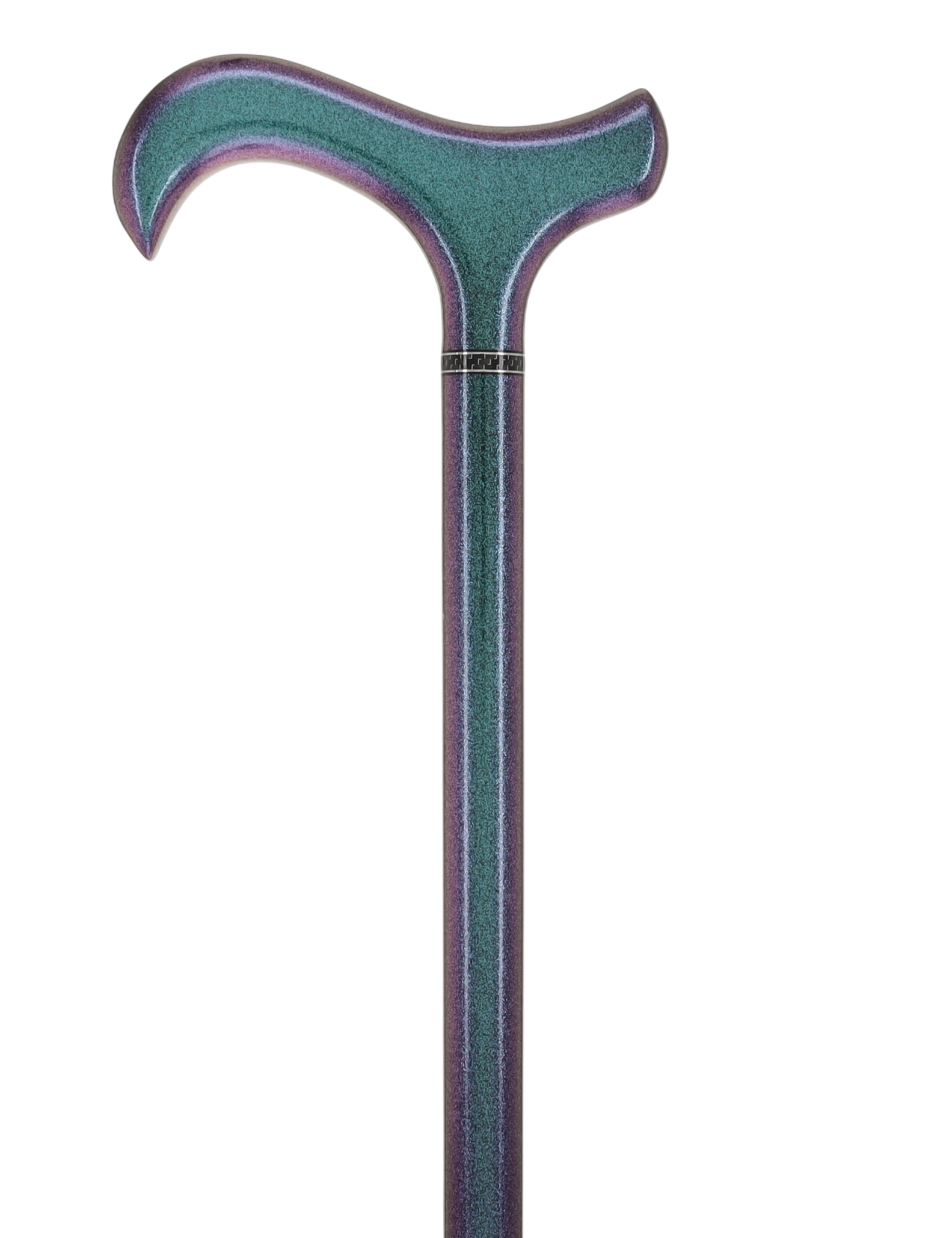 The Northern Lights Metallic Derby Carbon Fiber Walking Cane