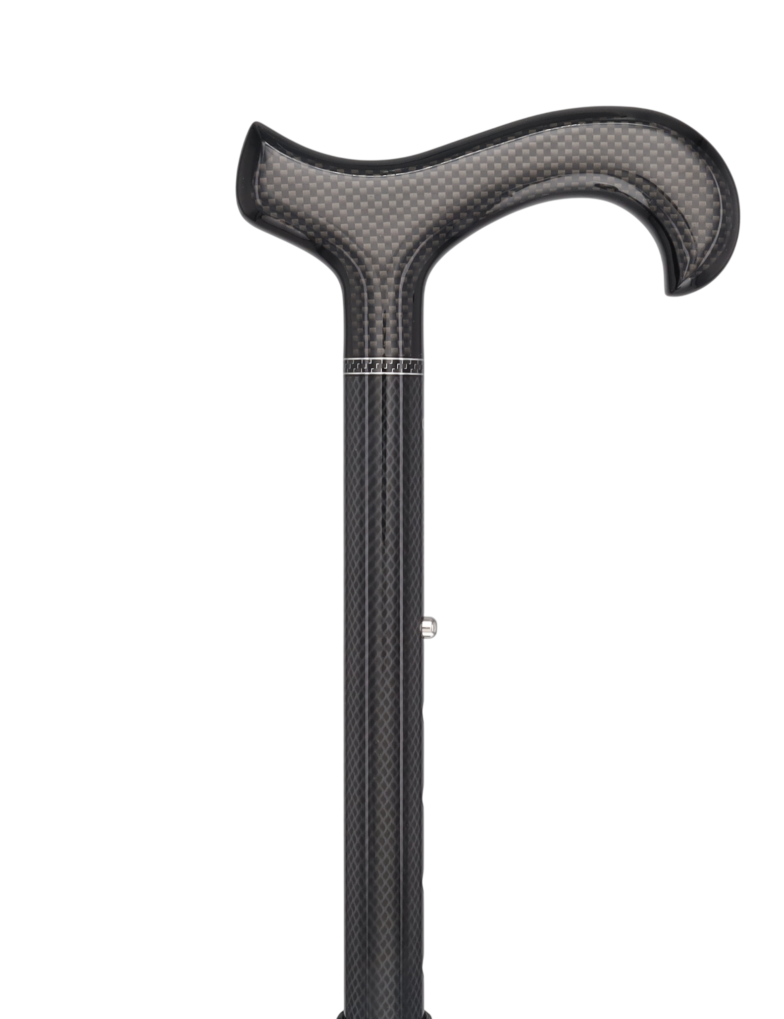 Extra Tall, Folding Carbon Fiber Derby Cane - Adjustable