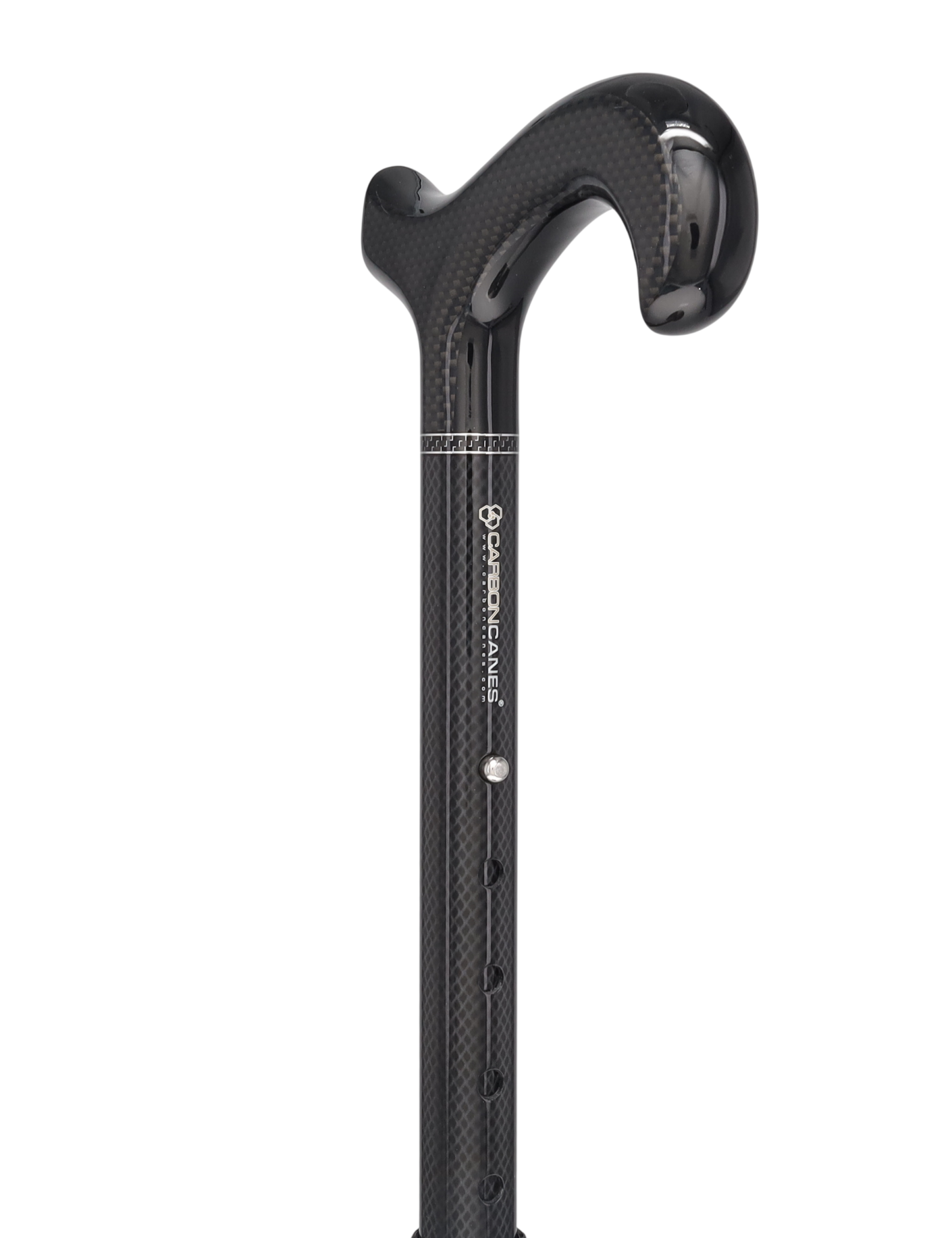 Extra Tall, Folding Carbon Fiber Derby Cane - Adjustable