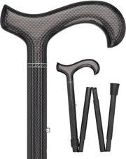 Lightweight Mesh Carbon Fiber Cane - Foldable & Adjust