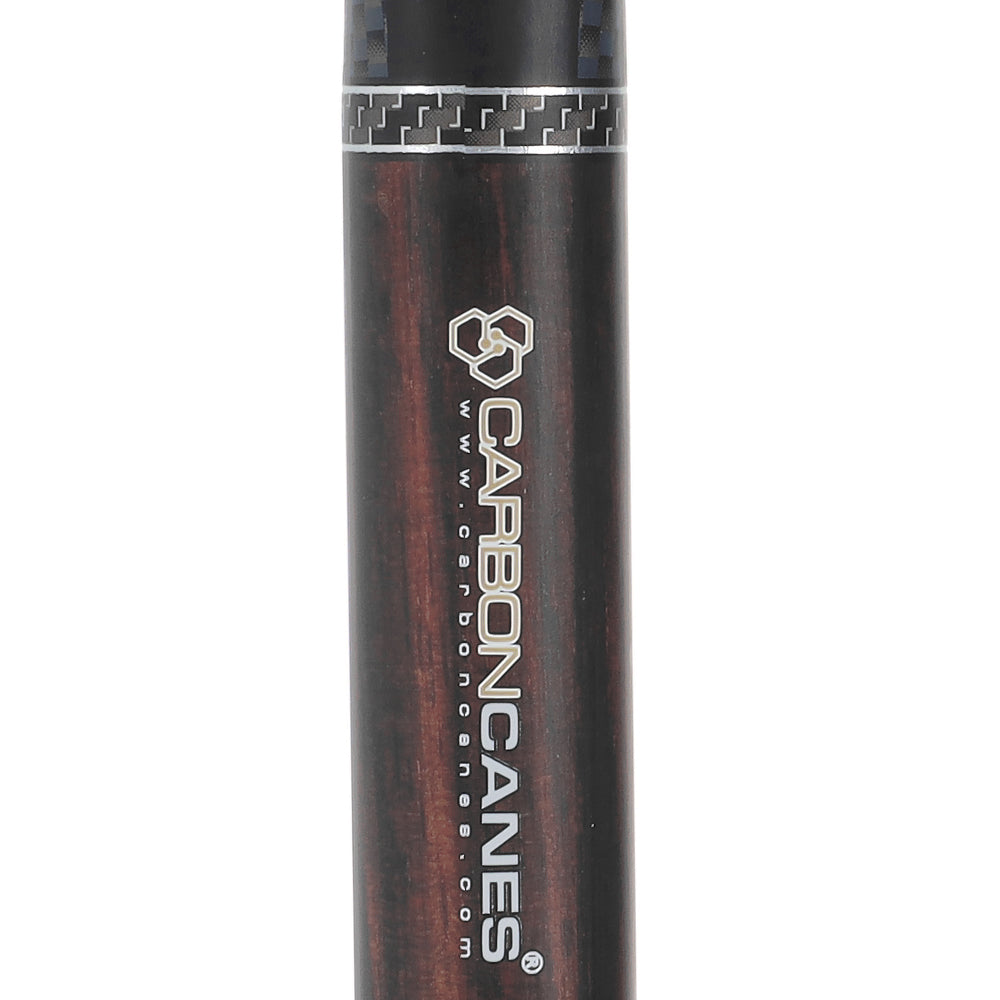 Exotic Ebony Wood on Carbon Fiber - Derby Walking Cane