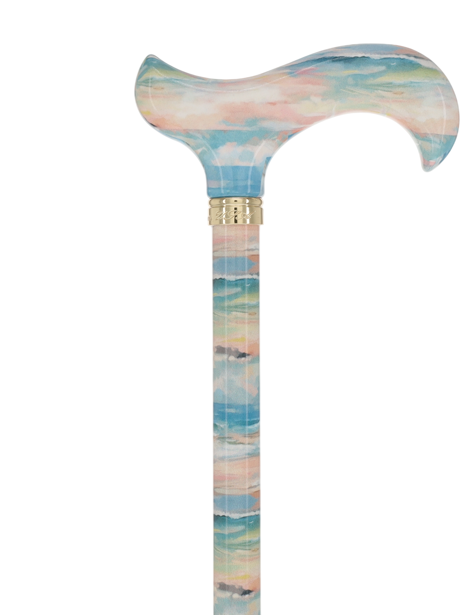 HD Pattern Designer Cane - Matching Handle & Shaft - Durable Adjustable Aluminum