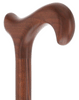 Cherrywood Derby Walking Cane: Triple Nickel Ring Design