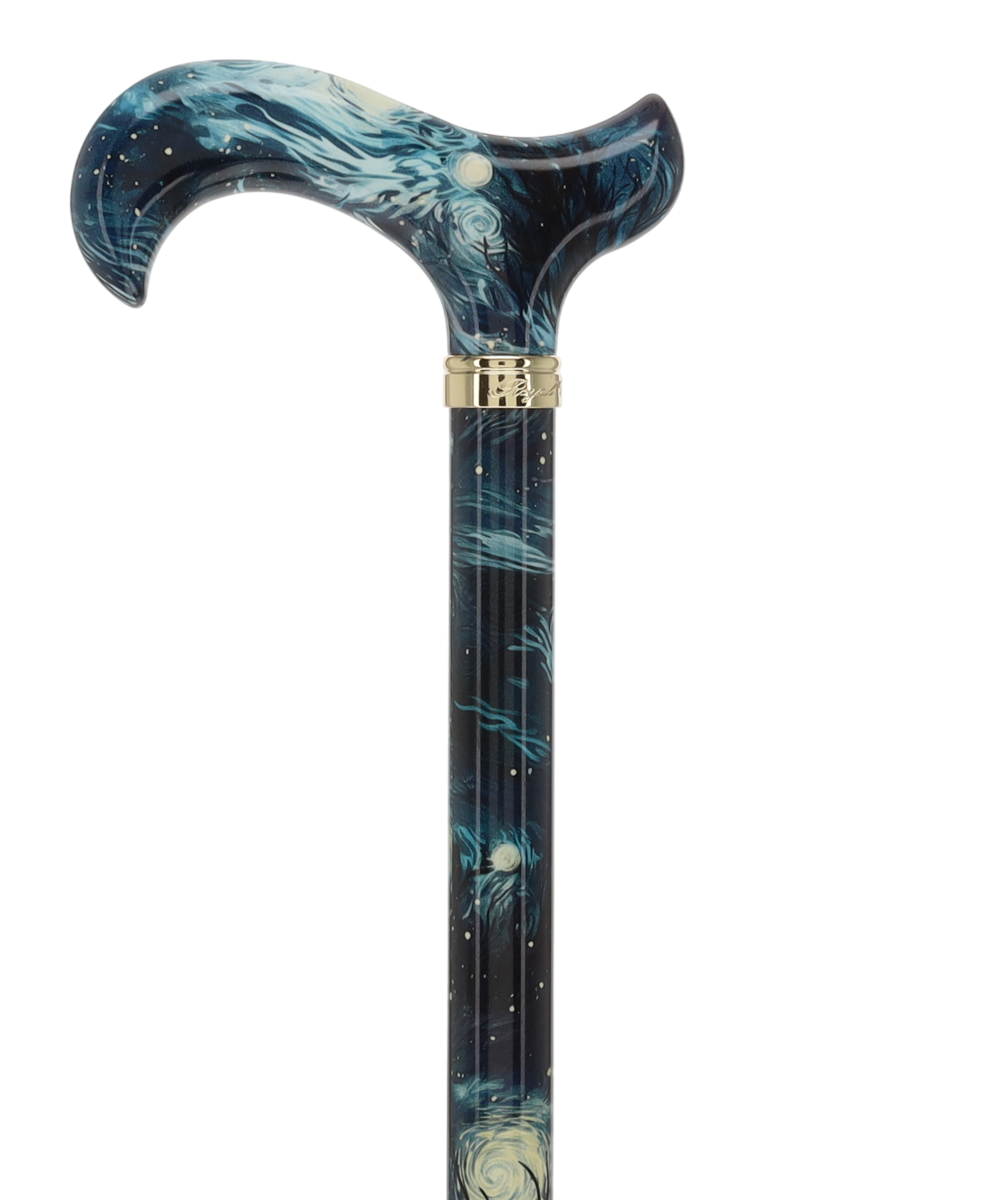HD Pattern Designer Cane - Matching Handle & Shaft - Durable Adjustable Aluminum