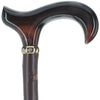 Scratch and Dent Sandalwood Wide Handle Walking Cane w/ Blackthorn Shaft (limited supply) V2041