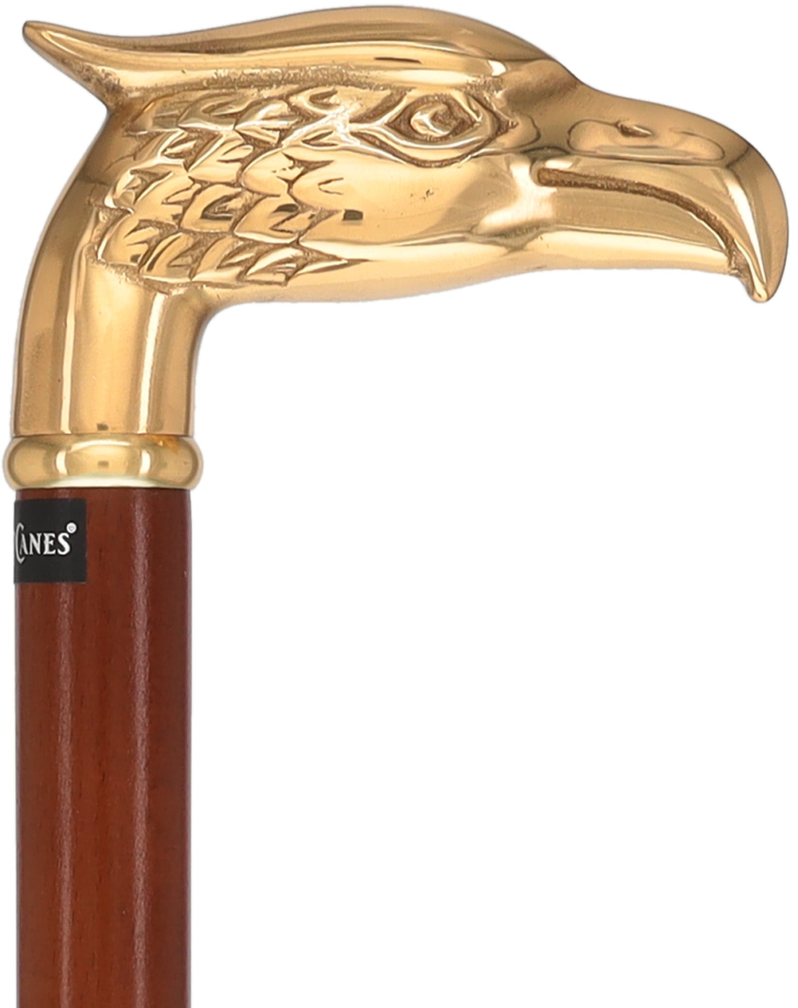 Premium Brass Eagle Handle Cane: Patriotic Design