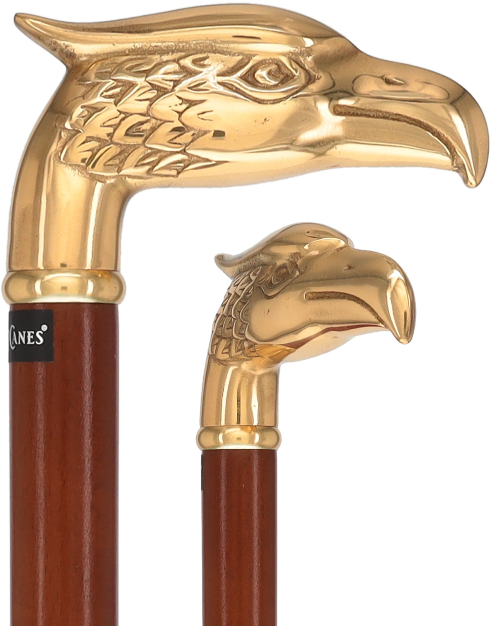 Premium Brass Eagle Handle Cane: Patriotic Design