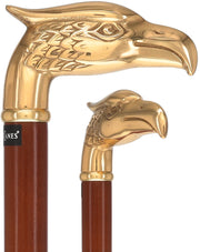 Premium Brass Eagle Handle Cane: Patriotic Design
