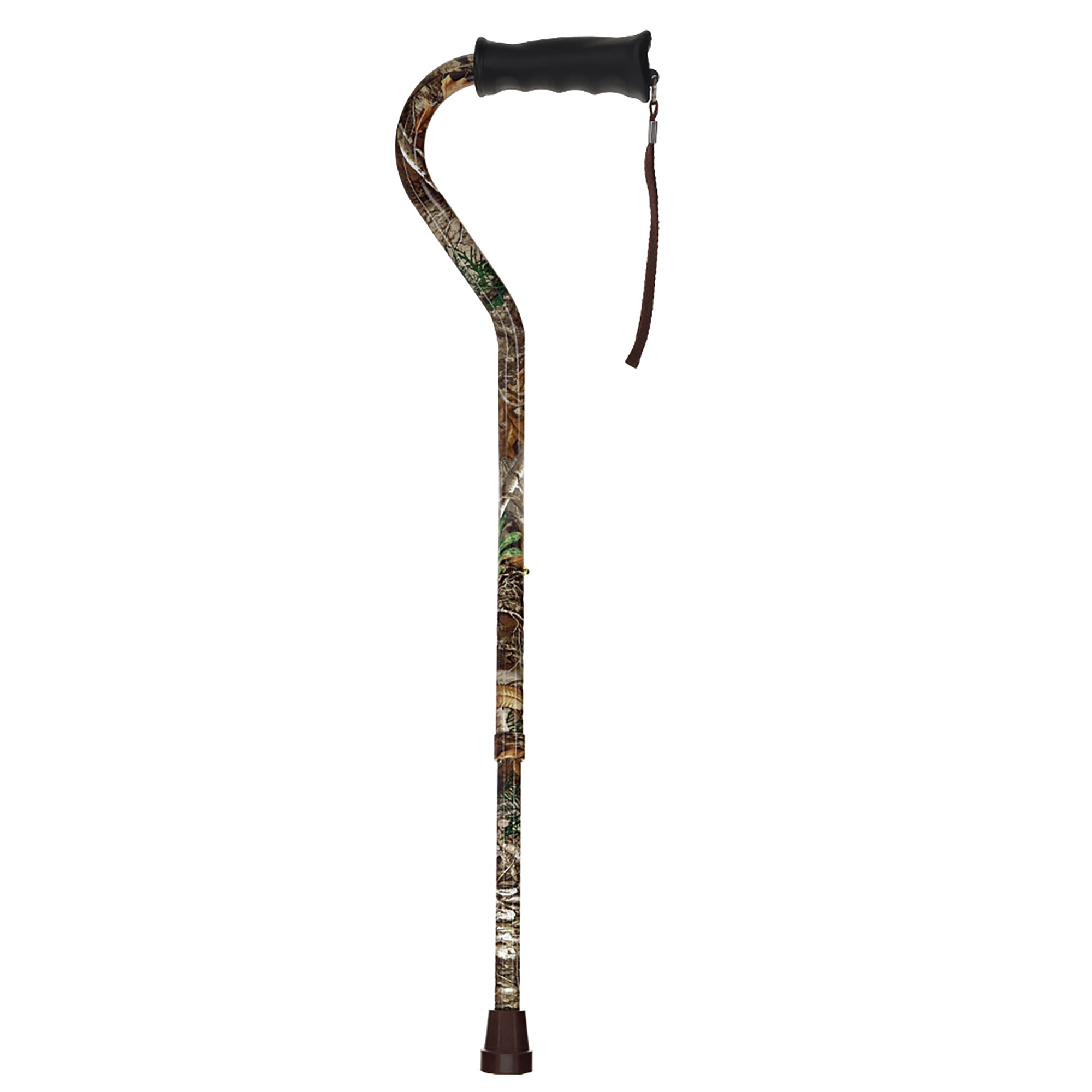 Licensed Realtree Camo Cane: Adjustable & Comfort Grip