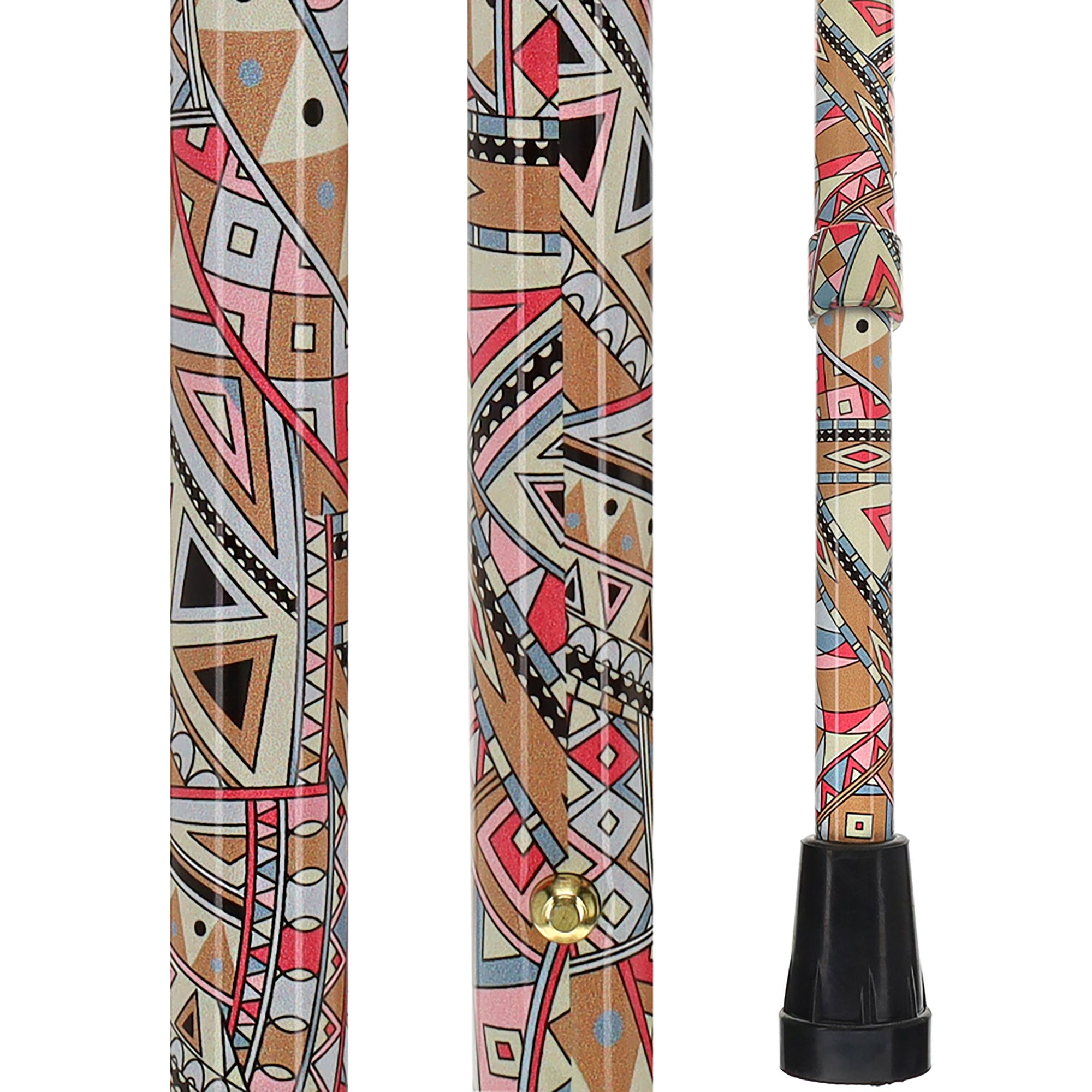 Majestic Style Designer Cane: Luxury Silk Scarf Option