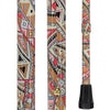 Majestic Style Designer Cane: Silk Scarf Option