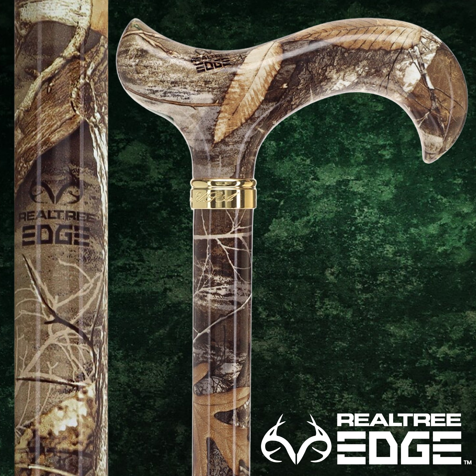 Licensed Realtree Camo Cane: Designer Patterned Handle
