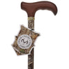 Realtree Camo Standard Adjustable walking Cane with Engraved Collar