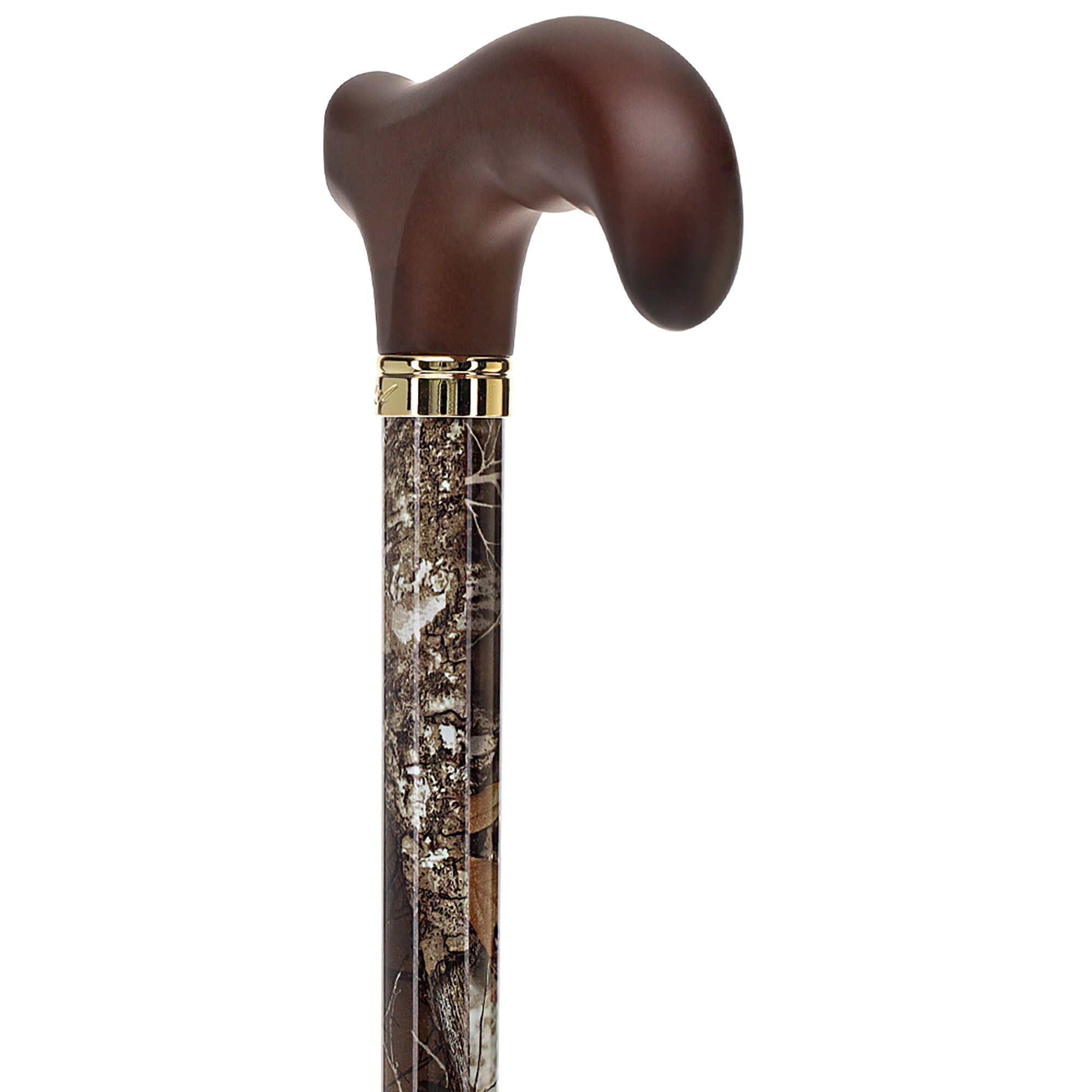 Realtree Camo Adjustable Walking Cane: Wood Handle, Licensed