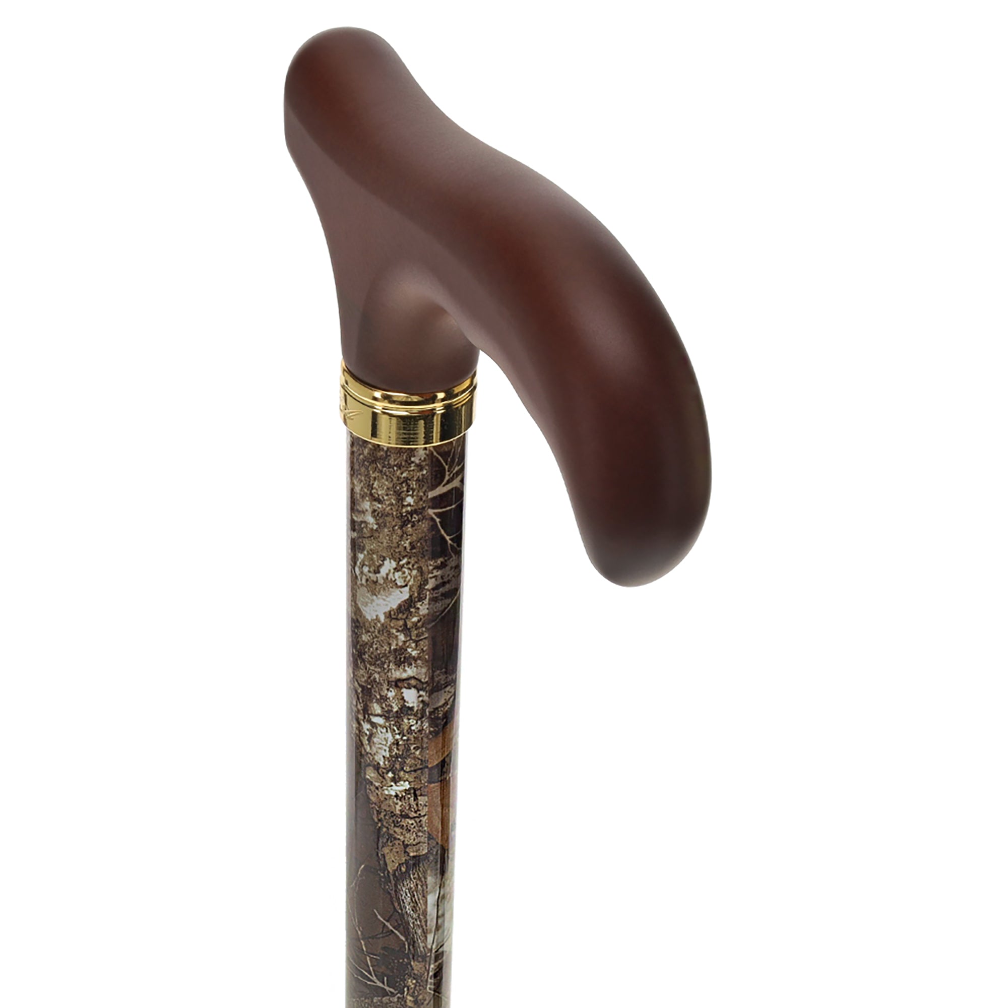 Realtree Camo Adjustable Walking Cane: Wood Handle, Licensed