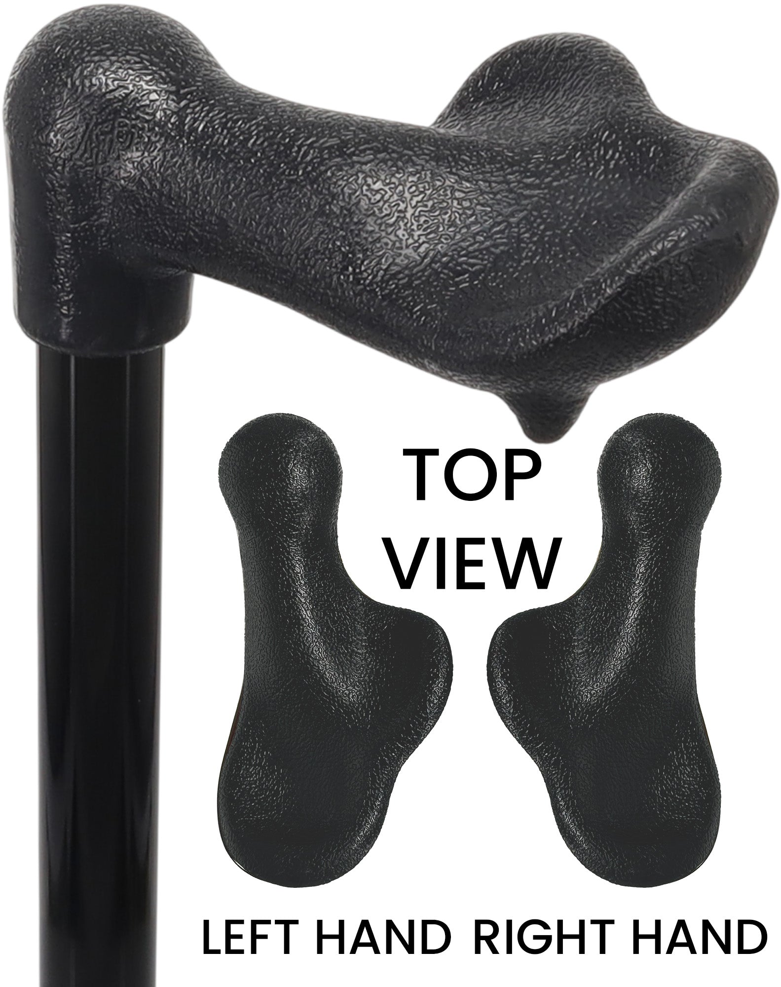Adjustable Comfort Palm Grip Cane: Sleek Aluminum Shaft