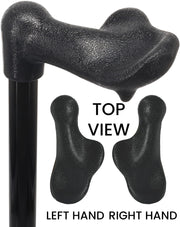 Adjustable Comfort Palm Grip Cane: Sleek Aluminum Shaft